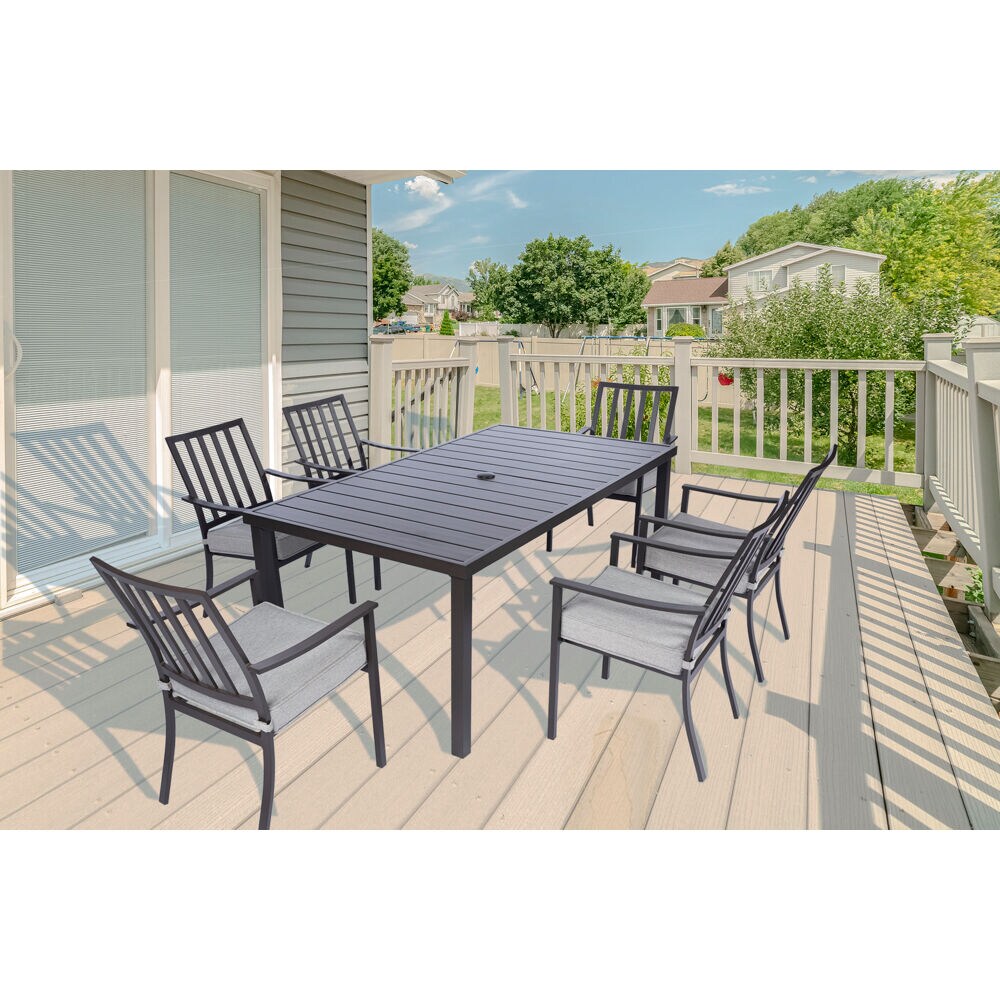 Mod Furniture CARTDN7PC-GRY Patio-Dining-Sets - View #6
