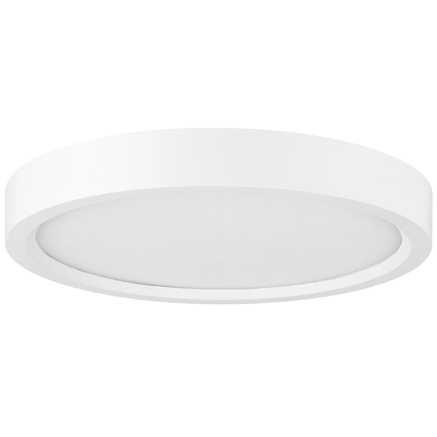 Sunlite 81282-SU 1 -Light 5.5-in Matte White Integrated LED Flush Mount Light