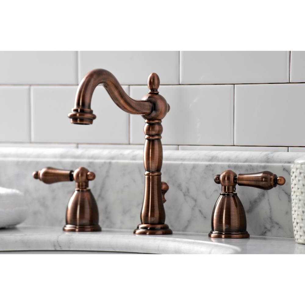 Kingston Brass Heritage 4 Centerset Bathroom Faucet - Luxury Bath