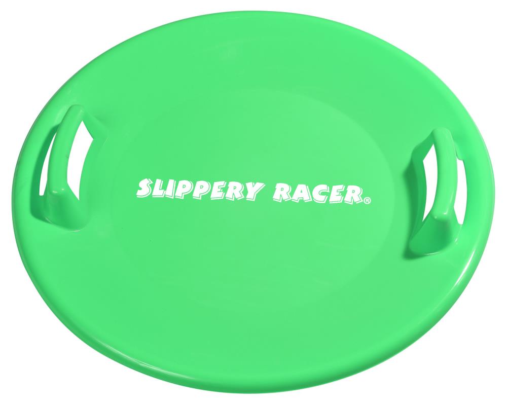 Slippery Racer SR710G 26-in x 26-in Green Snow Sled
