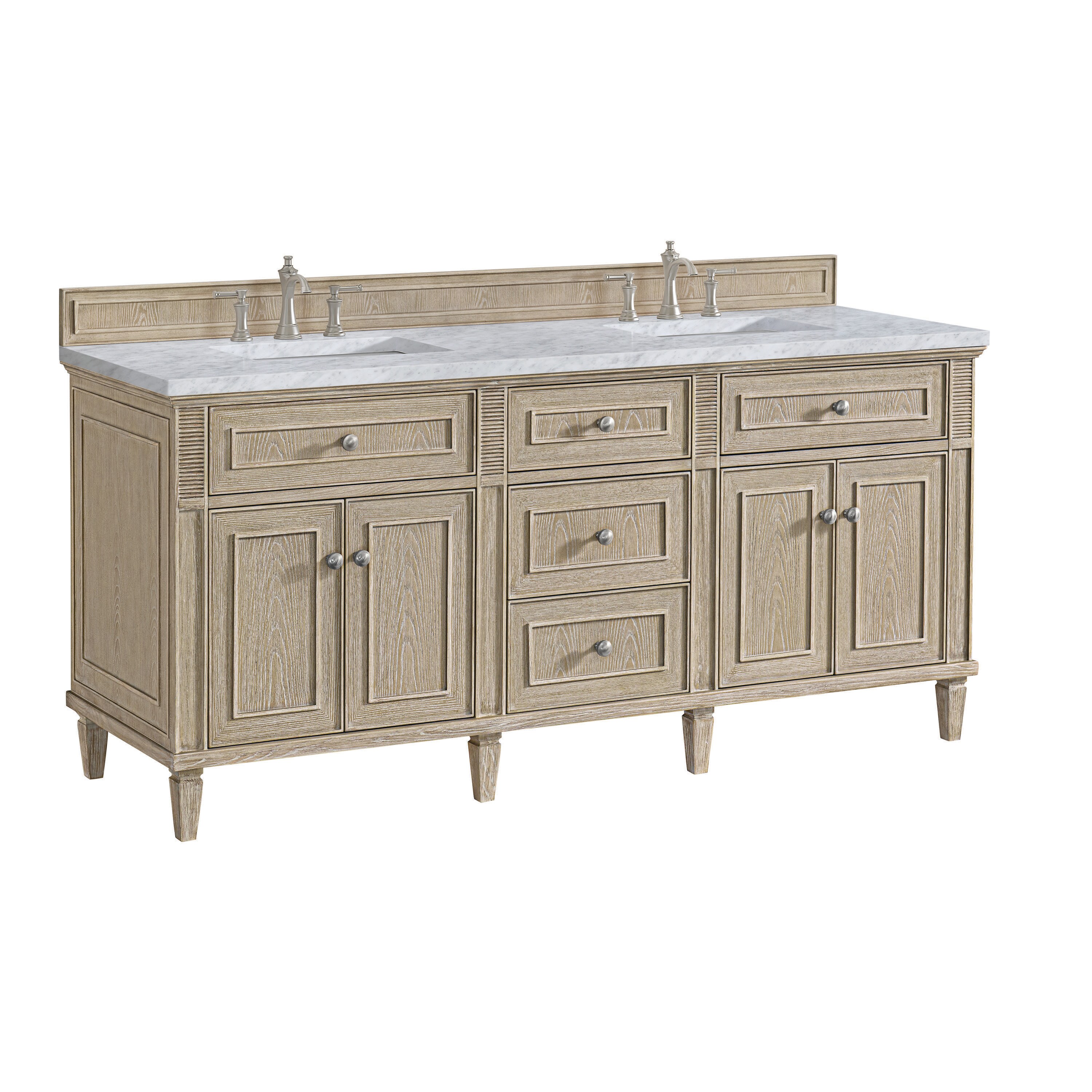 James Martin Vanities 424-V72-WWO-3CAR Bath-Vanity-Combo - View #4