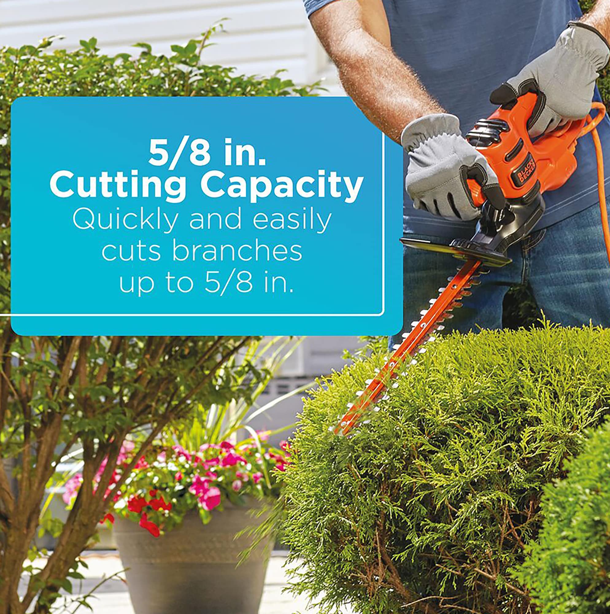 BLACK+DECKER BEHT150 Cordless-Hedge-Trimmers - View #4