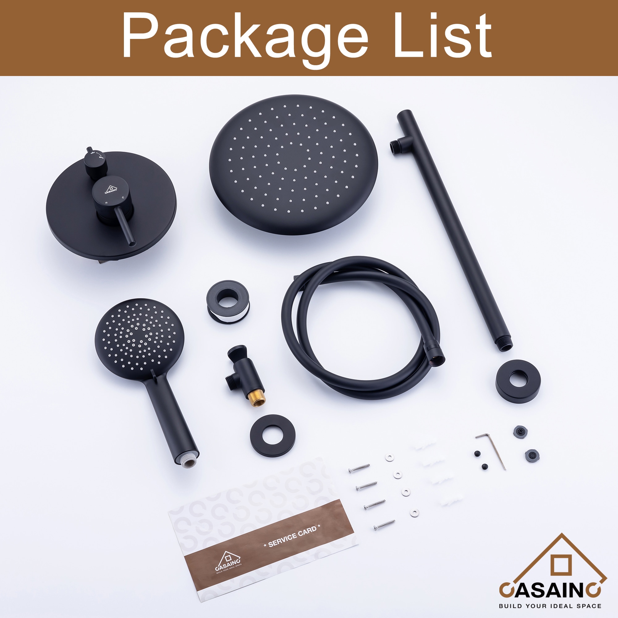 CASAINC HM-B203-RO-MB Tub-Shower-Faucets - View #9