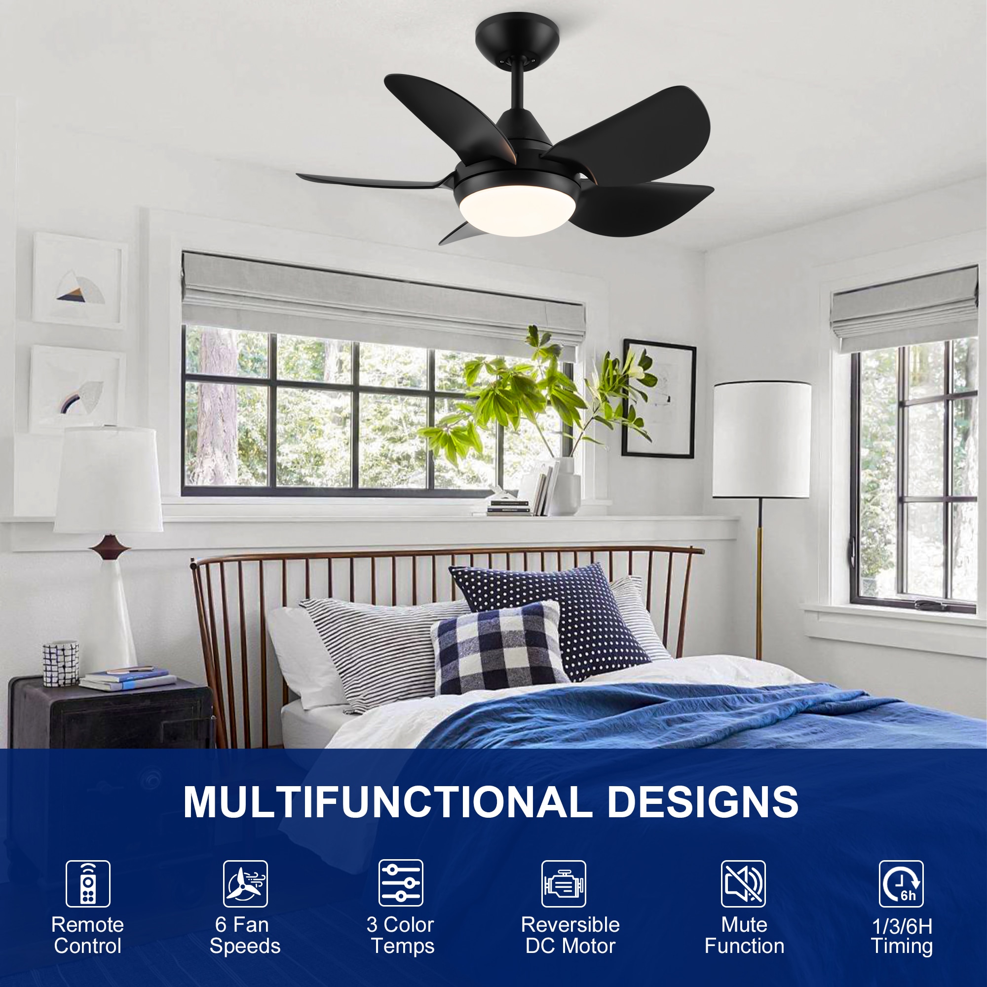 YUHAO LSAC1086BK302 Ceiling-Fans - View #3