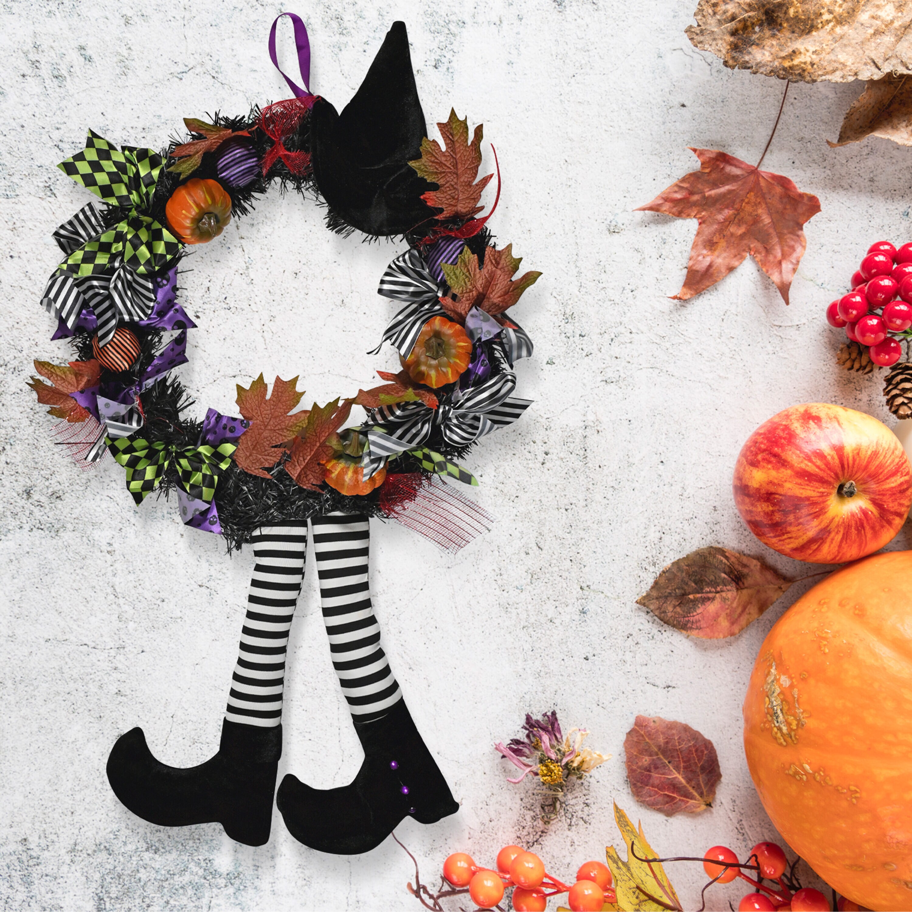 Skeleteen SK-399 Artificial-Halloween-Wreaths - View #4