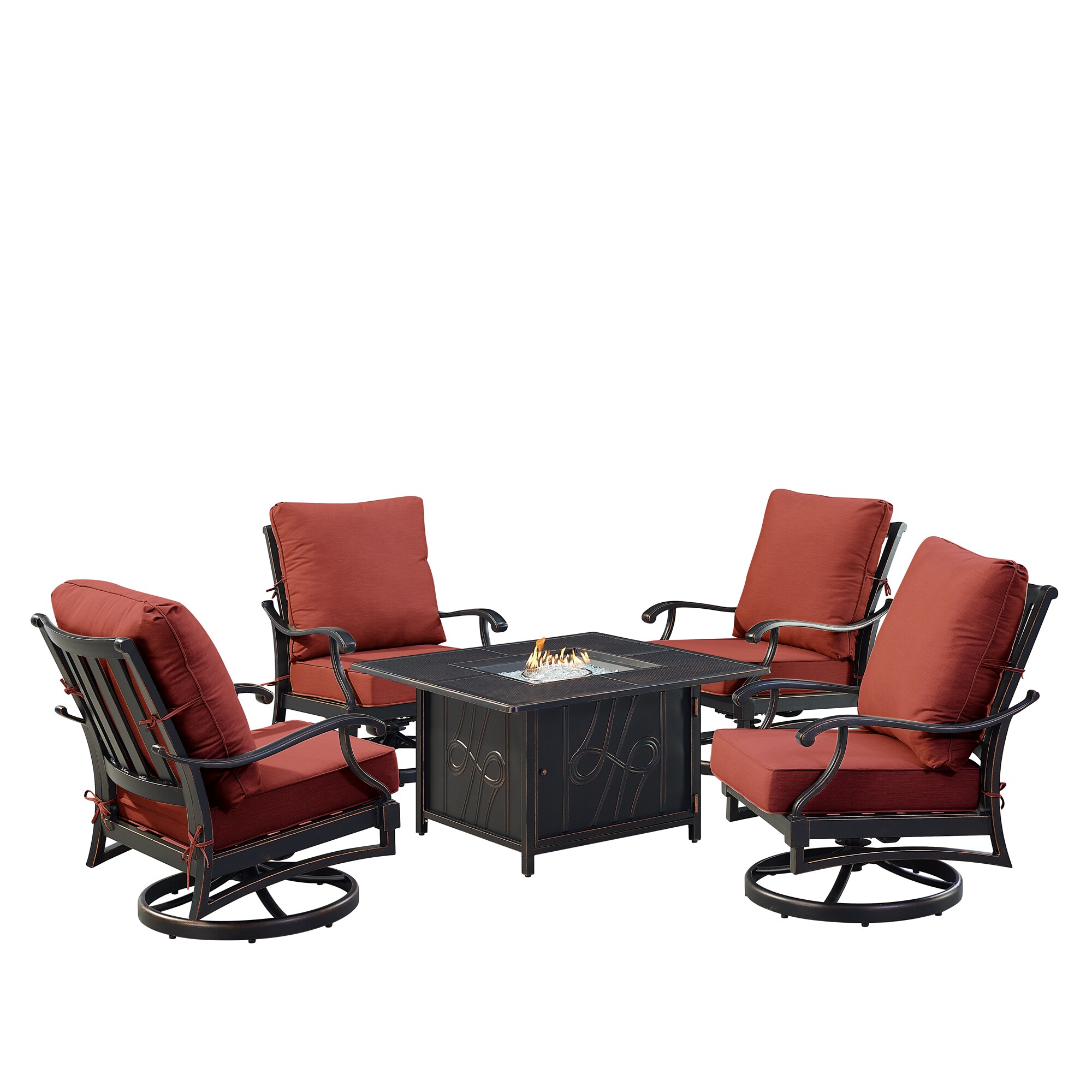 Oakland Living SHAO4CHREGISRDCUA Patio-Conversation-Sets - View #2