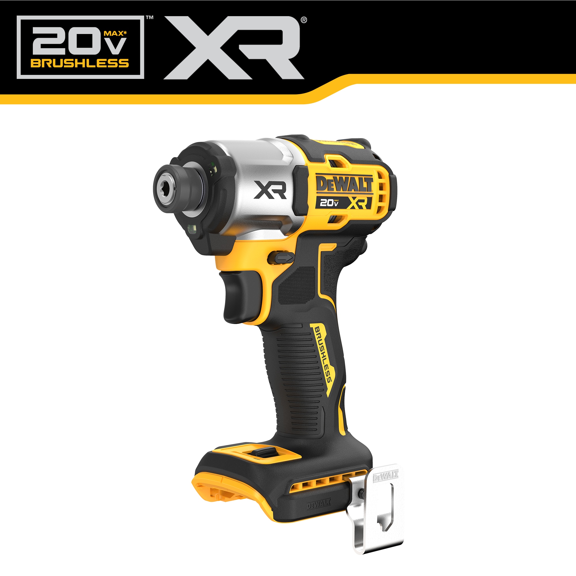 DEWALT XR 1/4-in Brushless Cordless Impact Driver in the Impact Drivers  department at