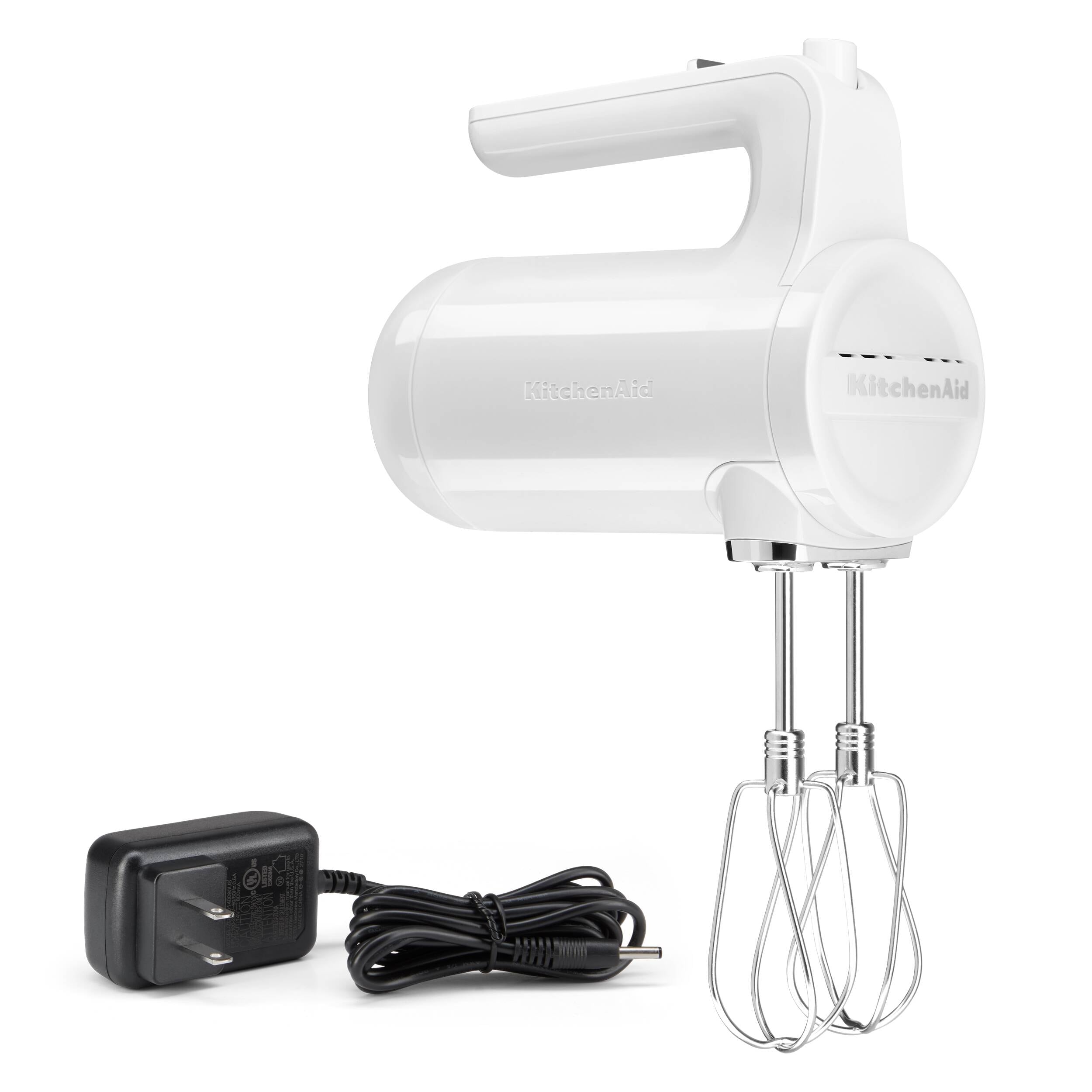 KitchenAid 60-in Cord 7-Speed White Hand Mixer in the Hand Mixers