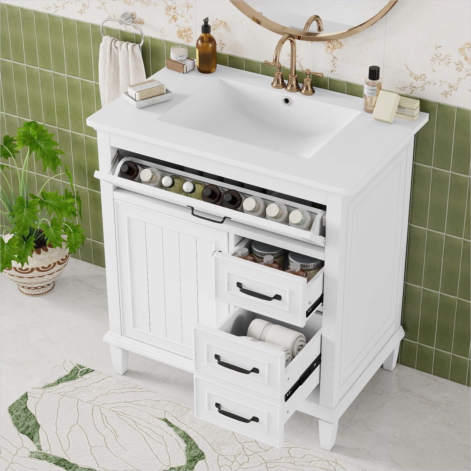 SunJet 0NFWCY4YHVZ8 Bath-Vanity-Combo - View #18