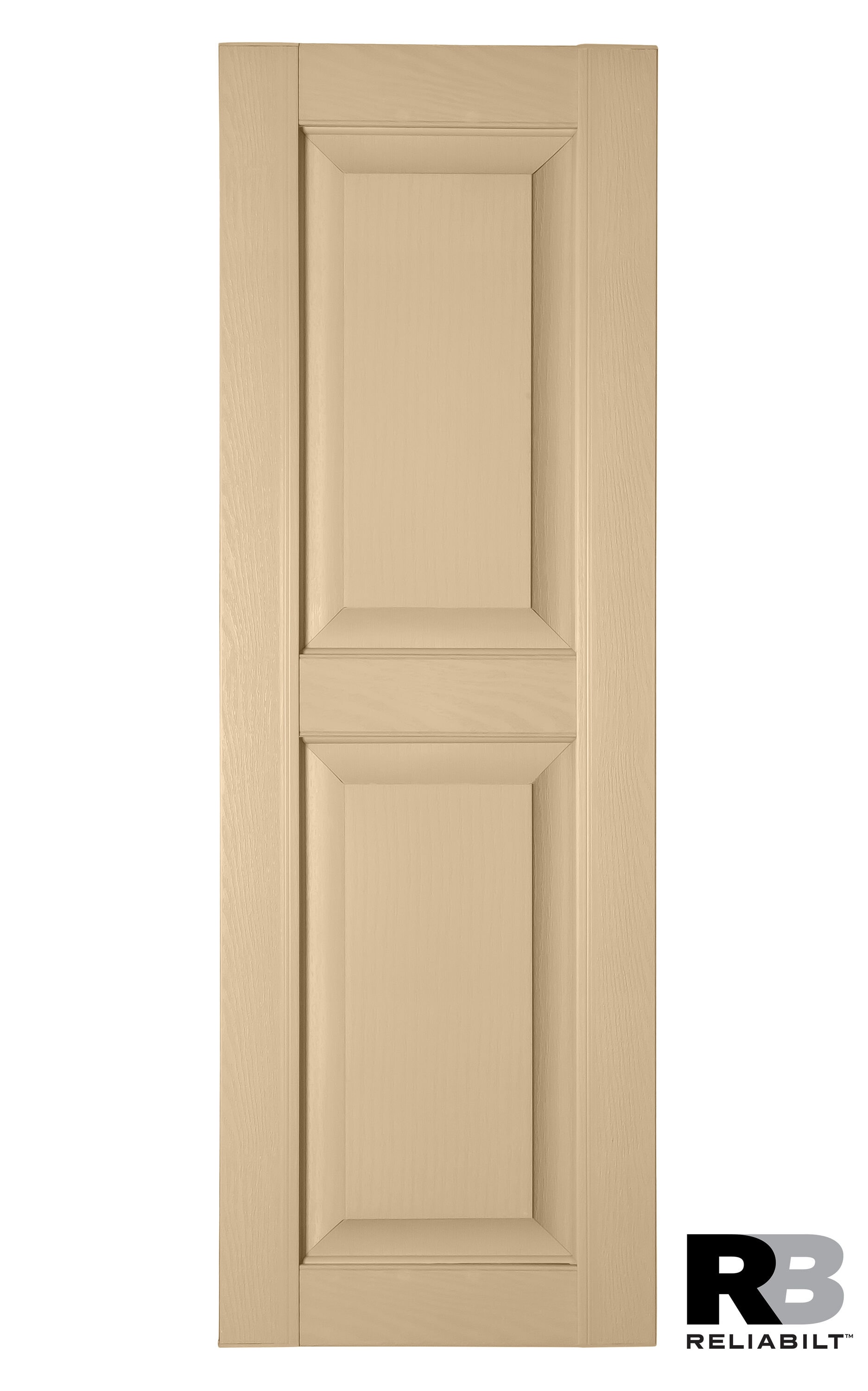 RELIABILT RP1669011 16.25-in W x 69-in H Sandalwood Raised panel Polypropylene Exterior Shutters ( 2 -Pack )