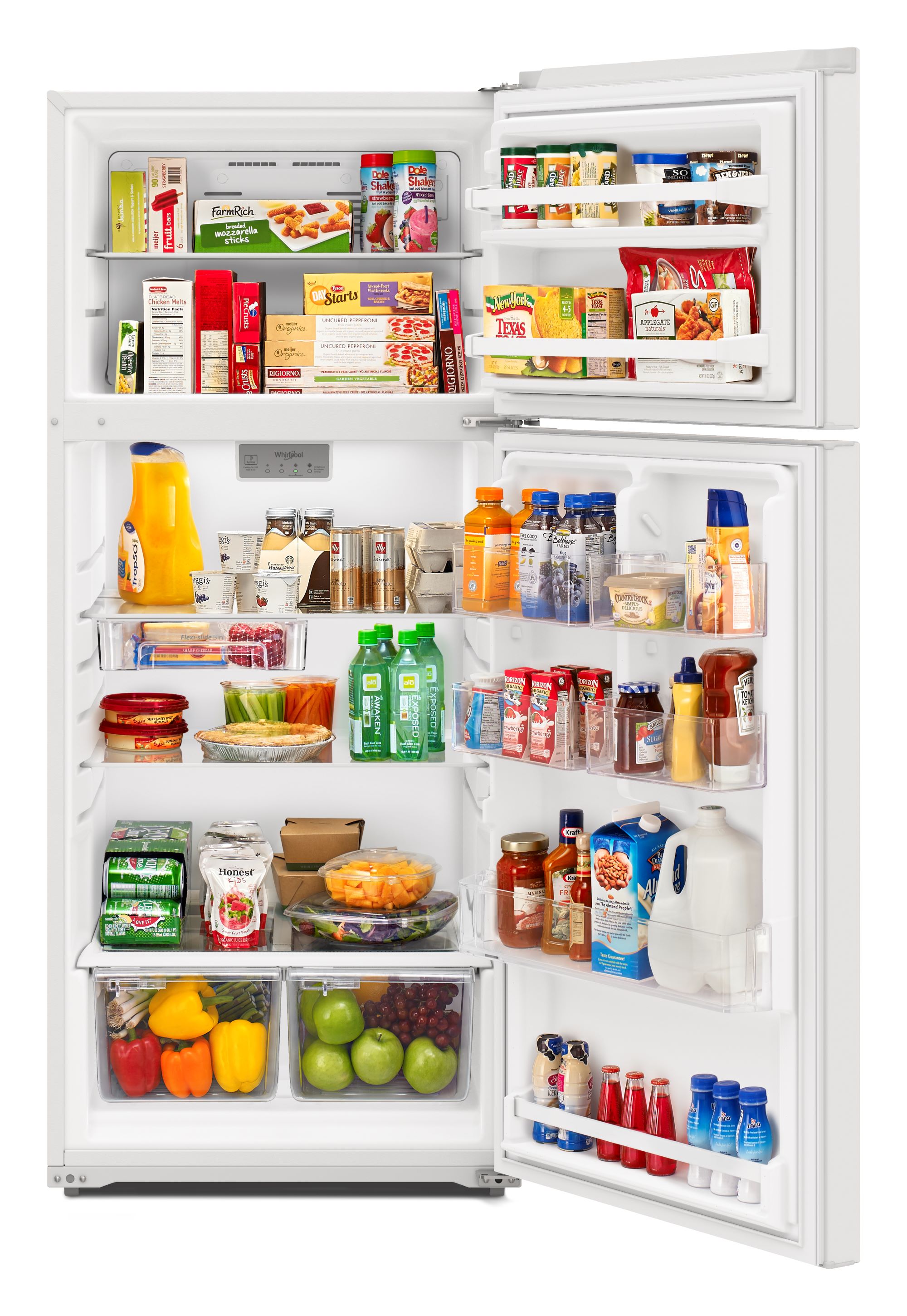 Whirlpool WRTX5328PW Top-Freezer-Refrigerators - View #4