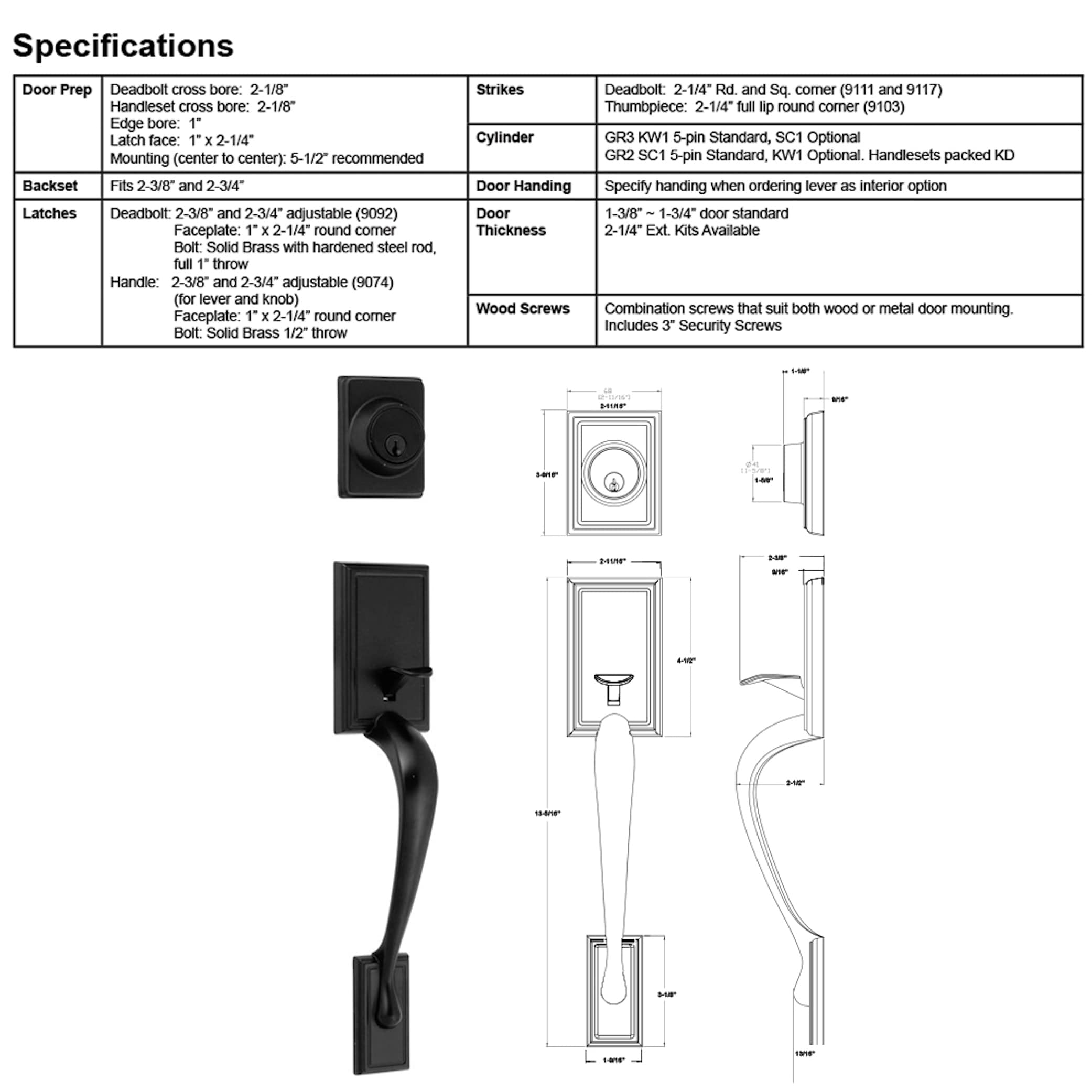 Delaney Hardware 240607 handlesets - View #4