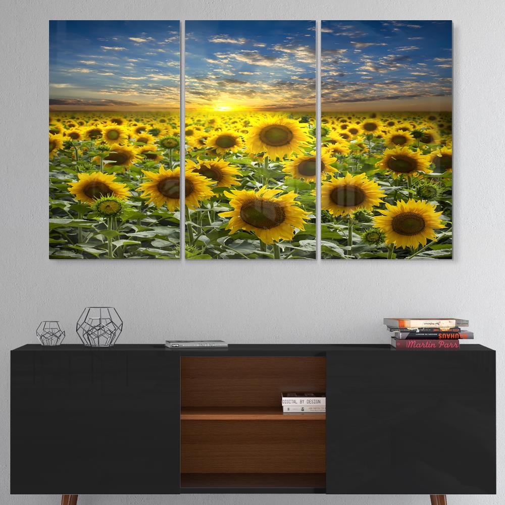 Designart 28-in H x 36-in W Floral Metal Print in the Wall Art ...