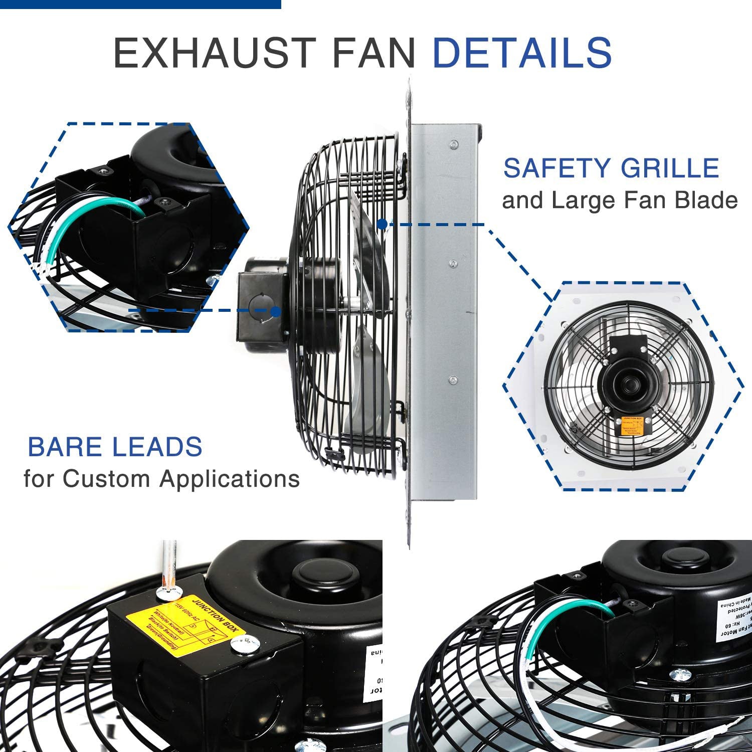 GZMR GR-W1134AUST7 Wall-Mounted-Fans - View #3