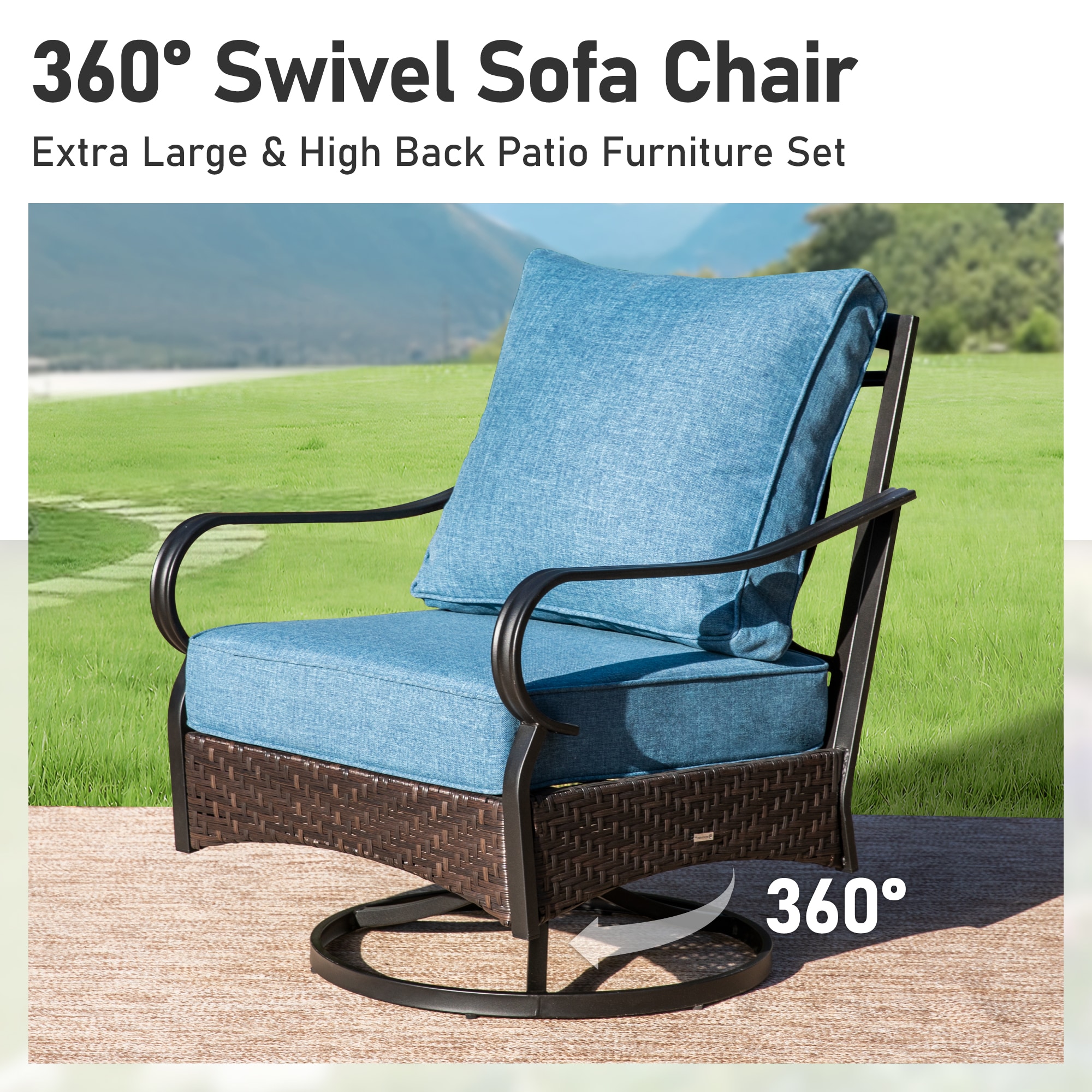 Sunshine Valley R-302-007 Patio-Conversation-Sets - View #3