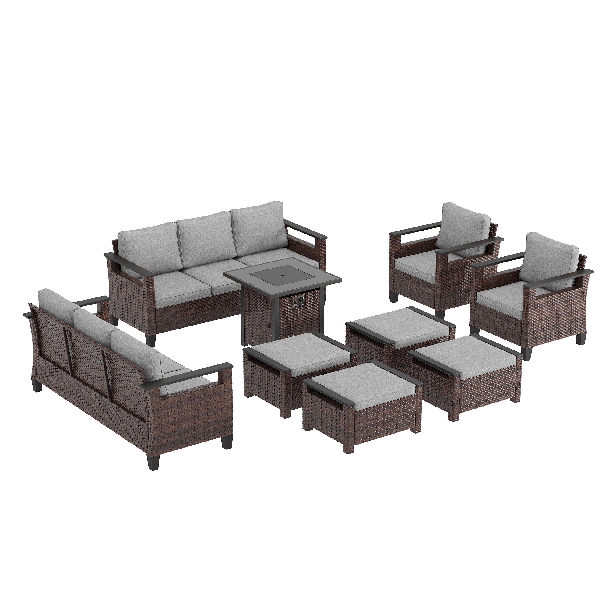 Sonkuki SD-PS-126BLY-S1T4 Patio-Conversation-Sets - View #2