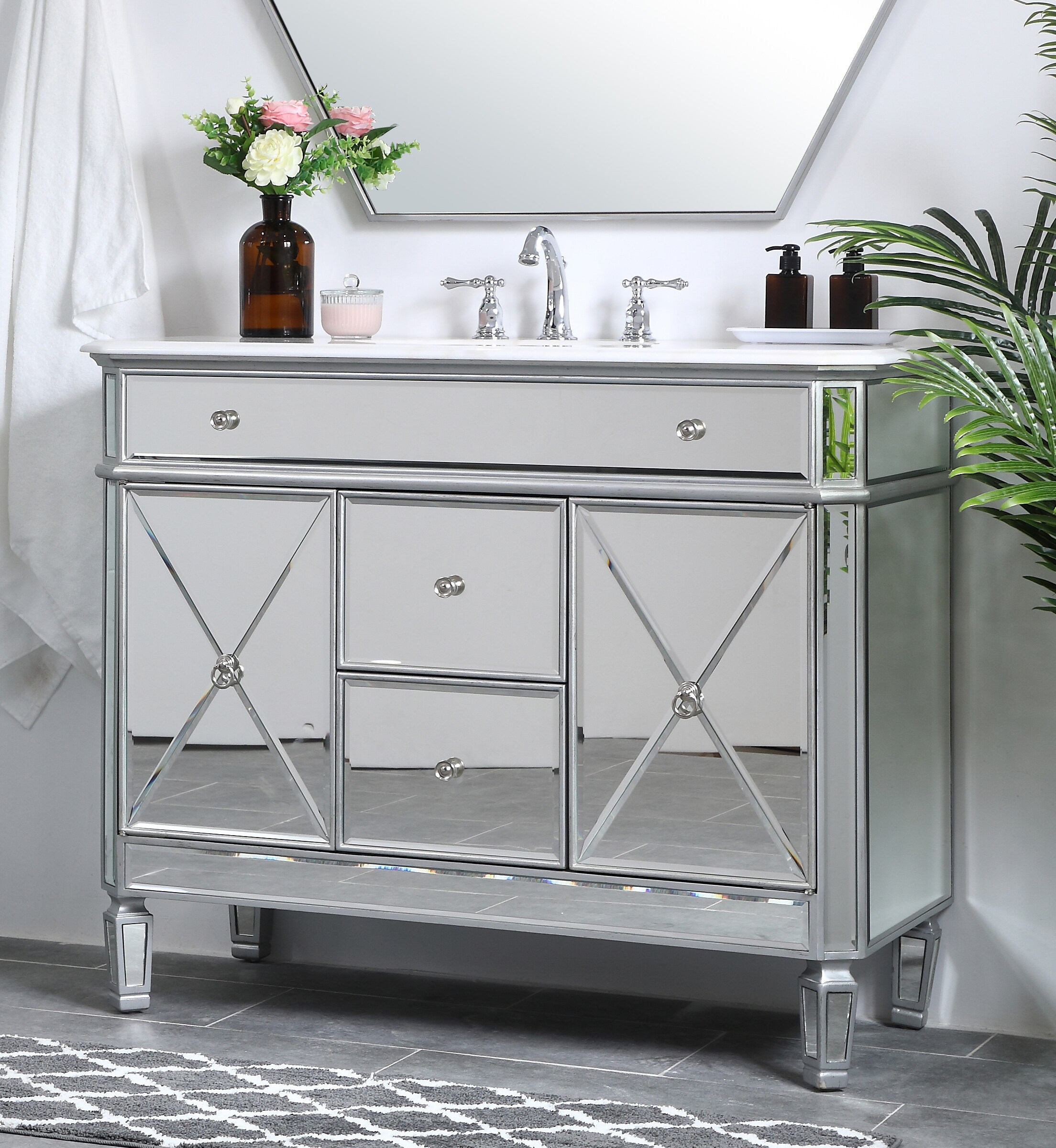 Elegant Decor HF33126SL Bath-Vanity-Combo - View #3
