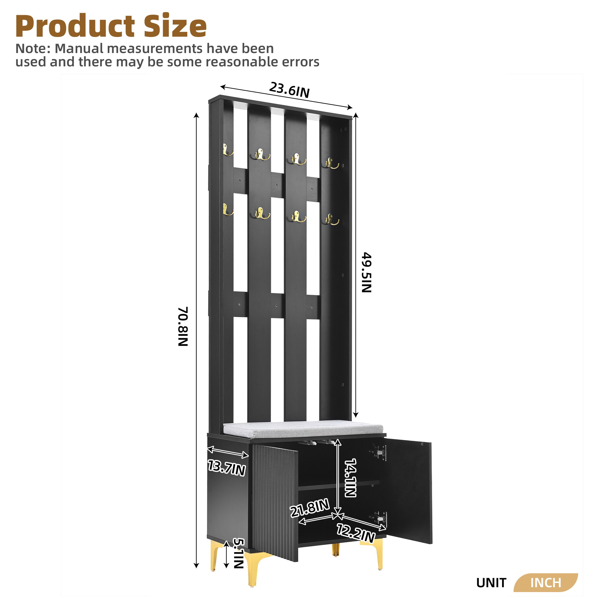 Bybafun YA2500171 Hall-Trees - View #7