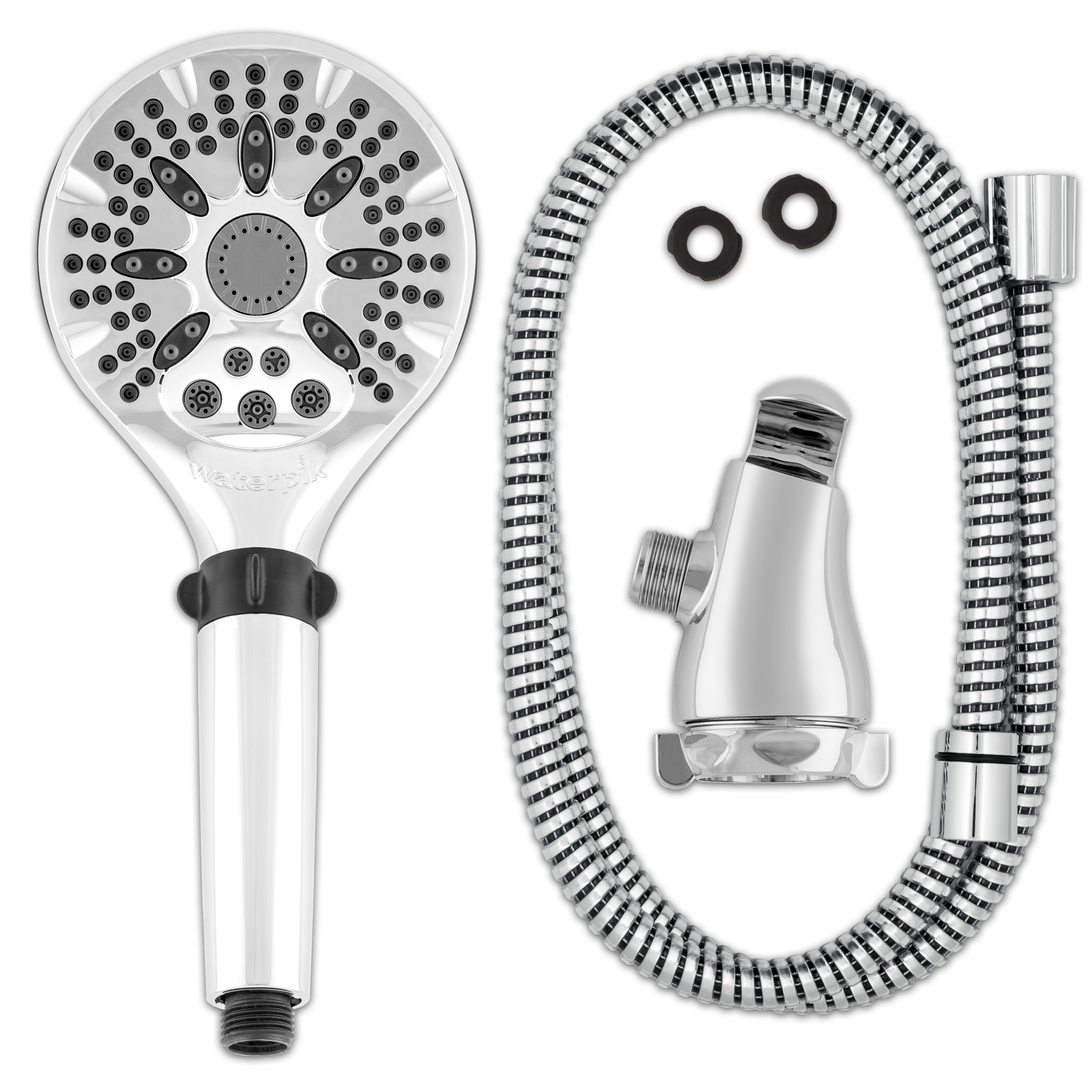 Waterpik Easyselect Chrome 5-in Round Handheld Shower Head 1.8 Gpm Lar 