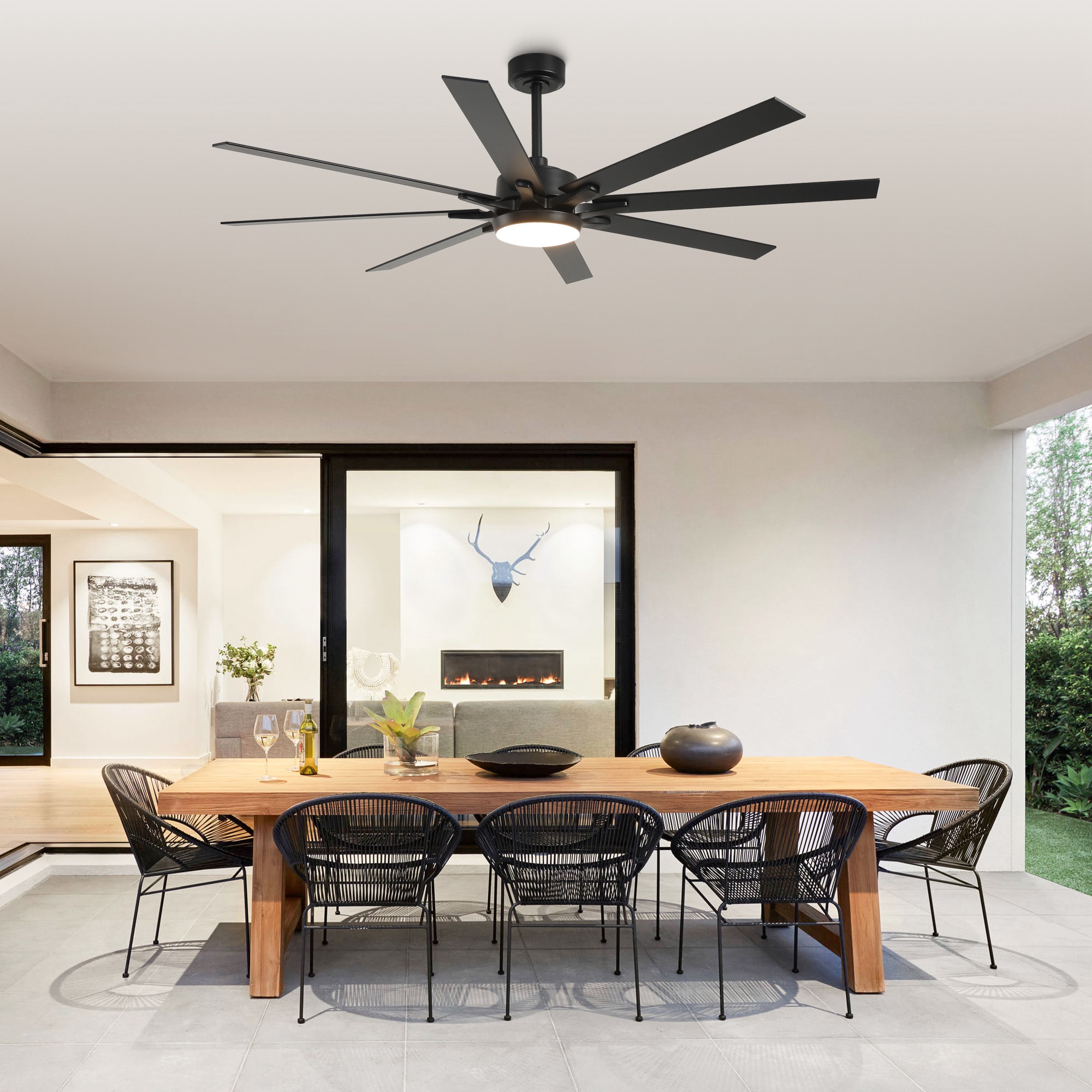 Parrot Uncle F8261BK110V Ceiling-Fans - View #2