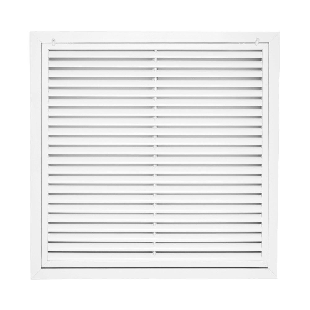 ACLaminaire LRF-F24X24 24-in x 24-in Aluminum White Sidewall/Ceiling Grille