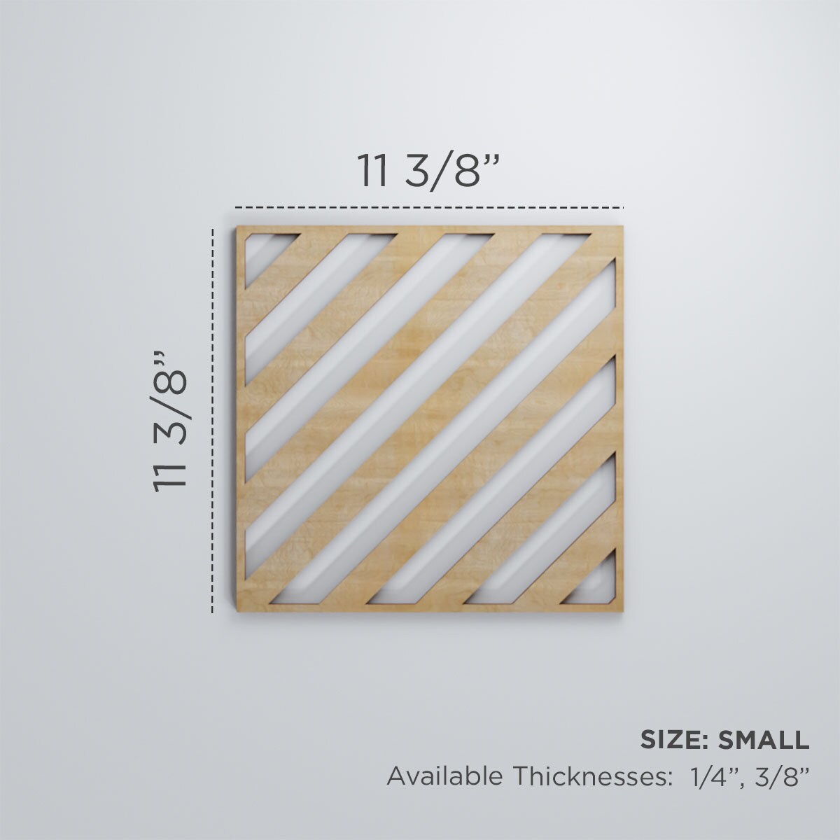 Ekena Millwork WALW12X12X0375RTWWA Wall-Panels - View #3