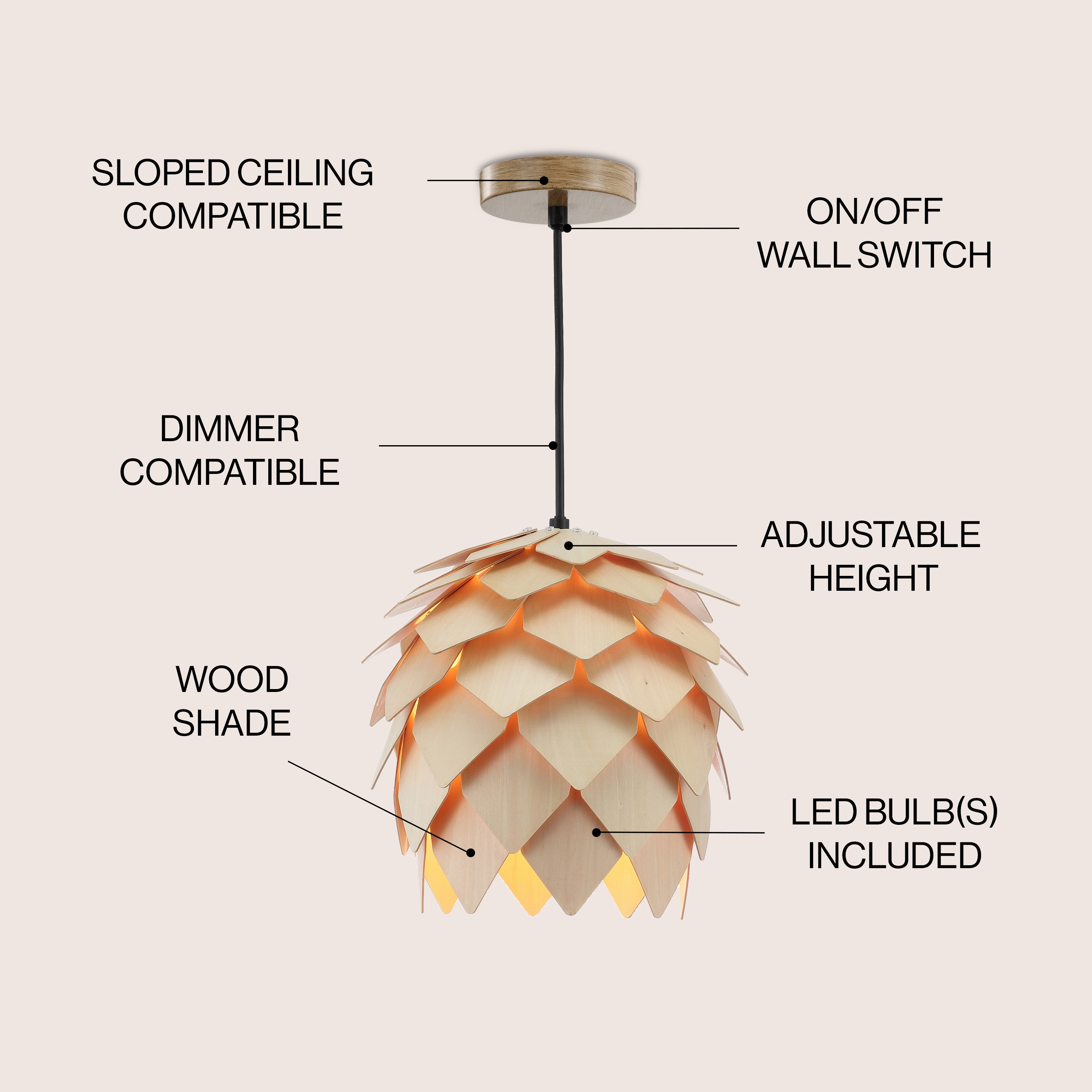 JONATHAN  Y JYL6125A Pendant-Lights - View #3