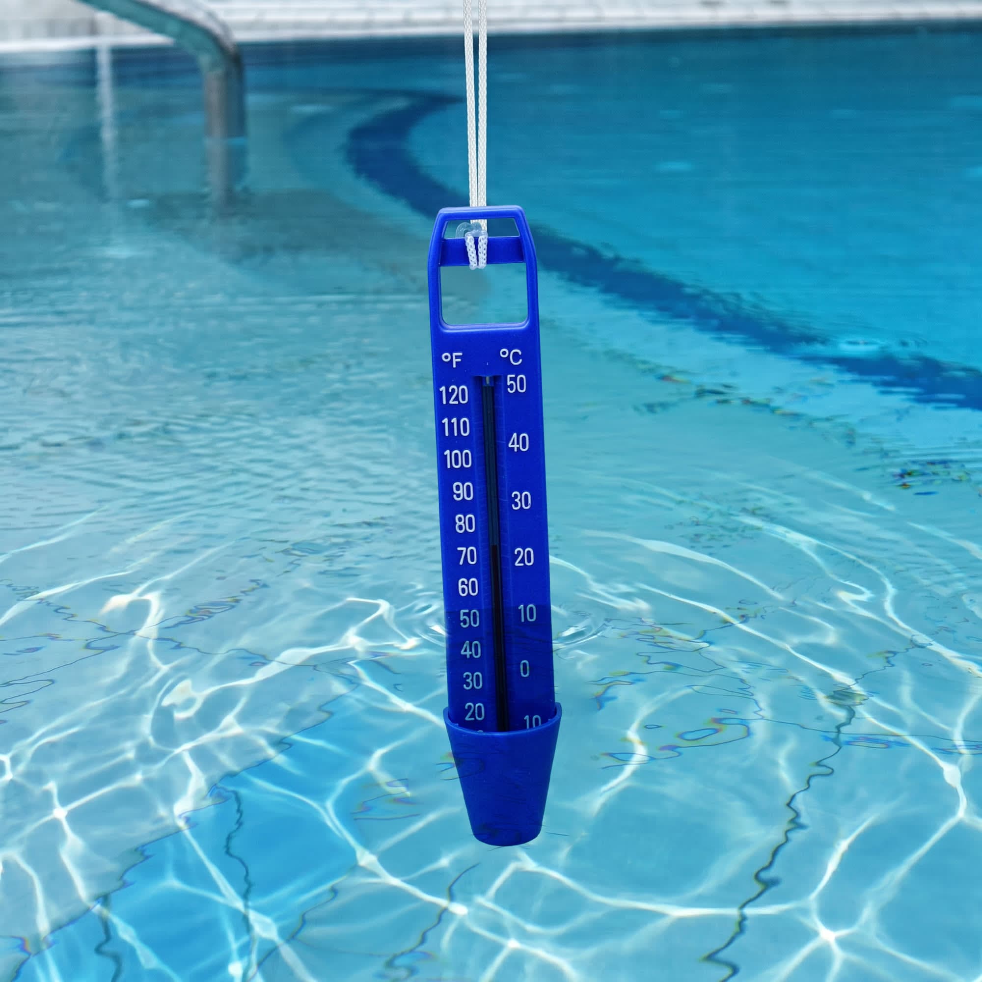 Northlight 9.5 inch Blue and White Swimming Pool Thermometer