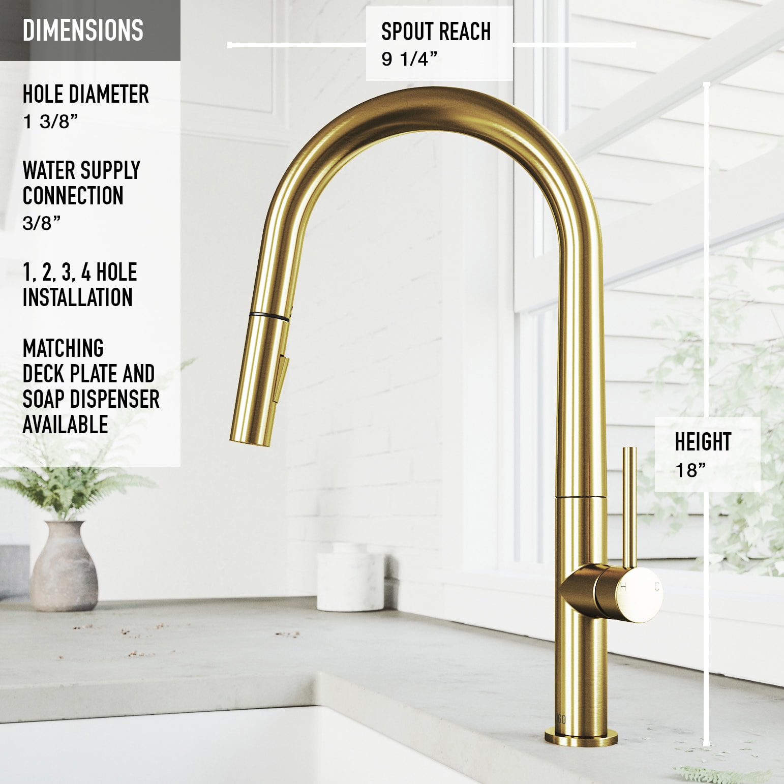 VIGO VG02029MG Kitchen-Faucets - View #3