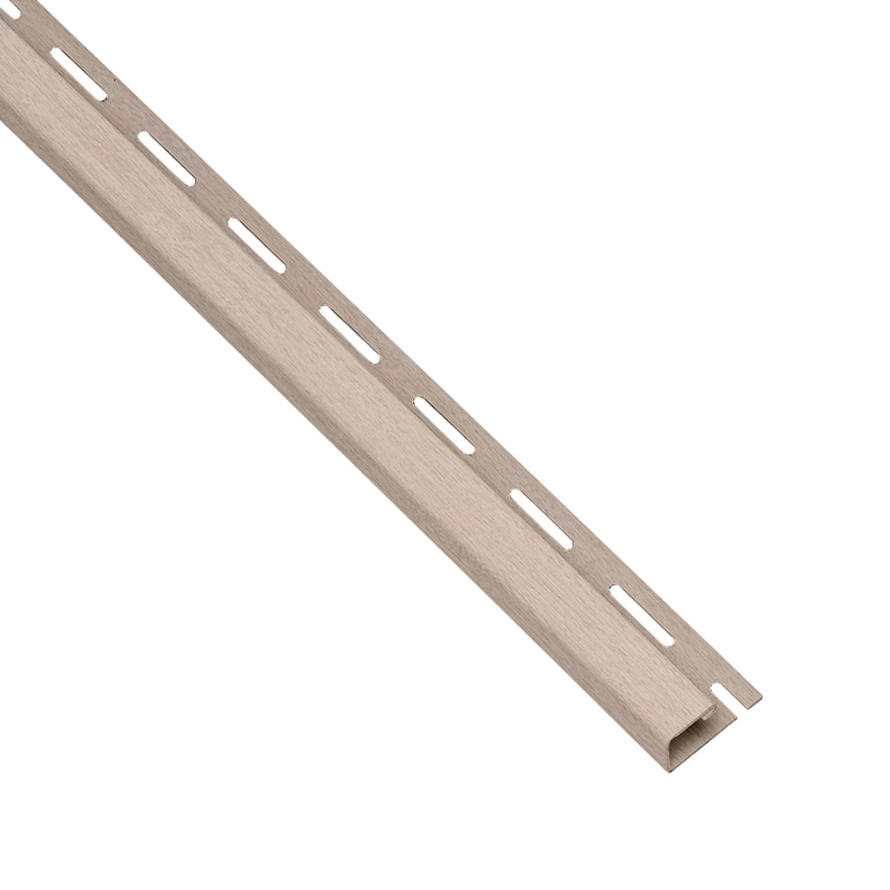 Georgia-Pacific 137515 Vinyl Siding Trim J-channel Northern Oak 0.625-in x 150-in