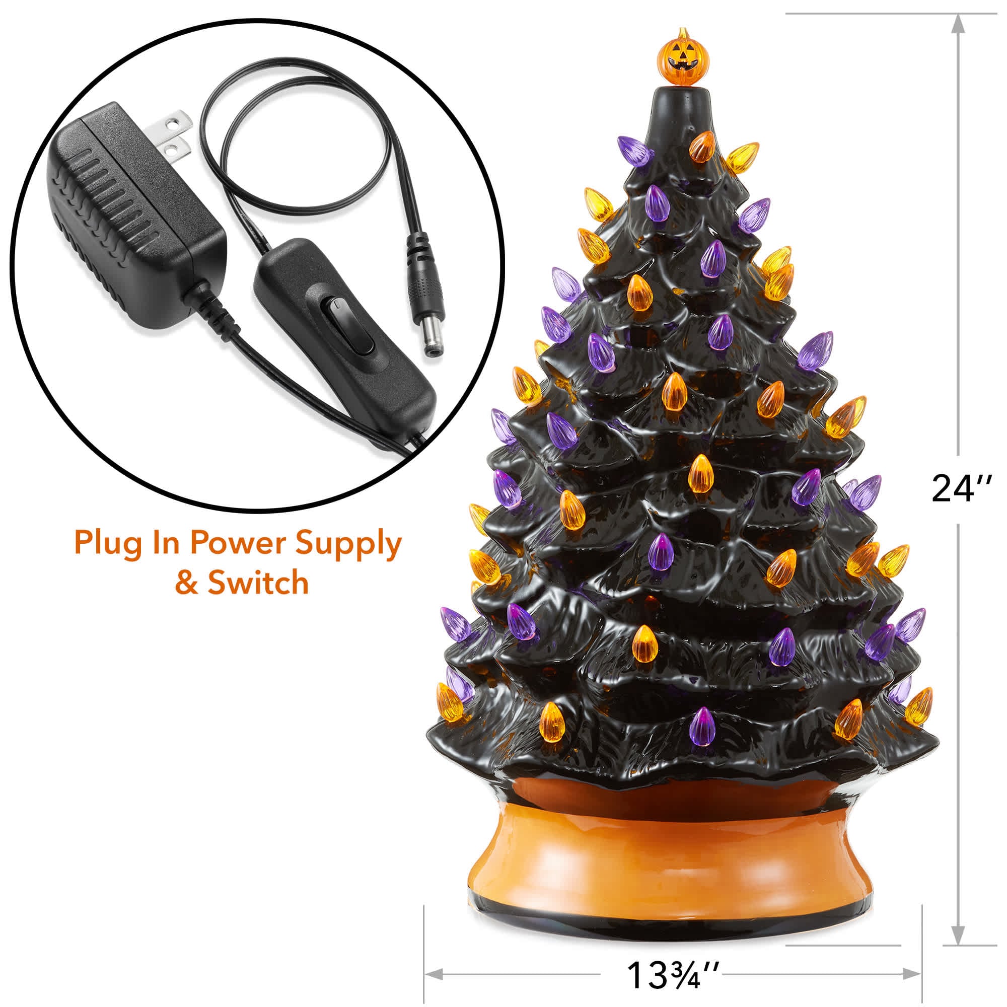 Casafield SZN-TR-9247-BLK Artificial-Christmas-Trees - View #4