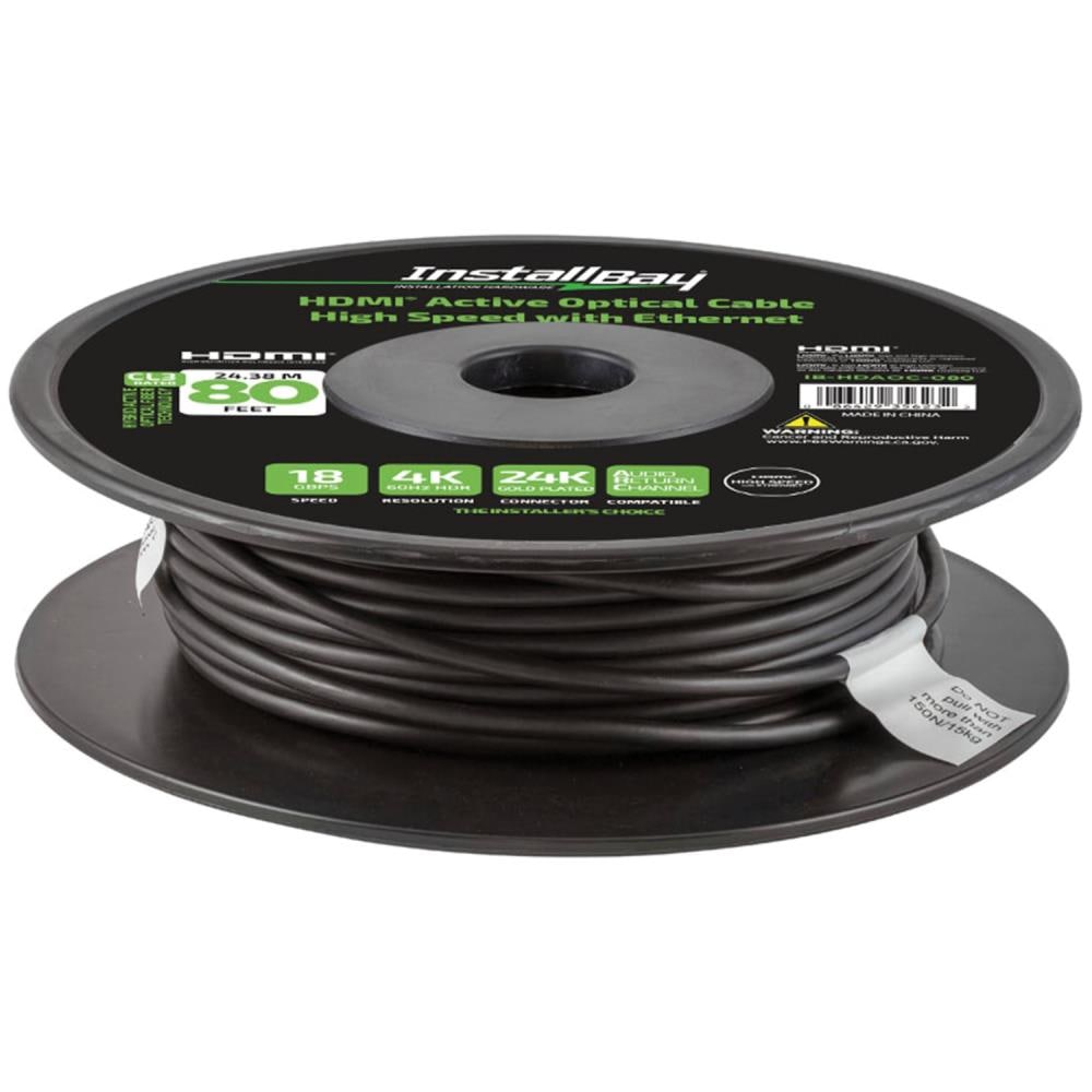 4K@60 Ultra High Definition HDMI AOC Cable, CL3 Inwall, 75ft