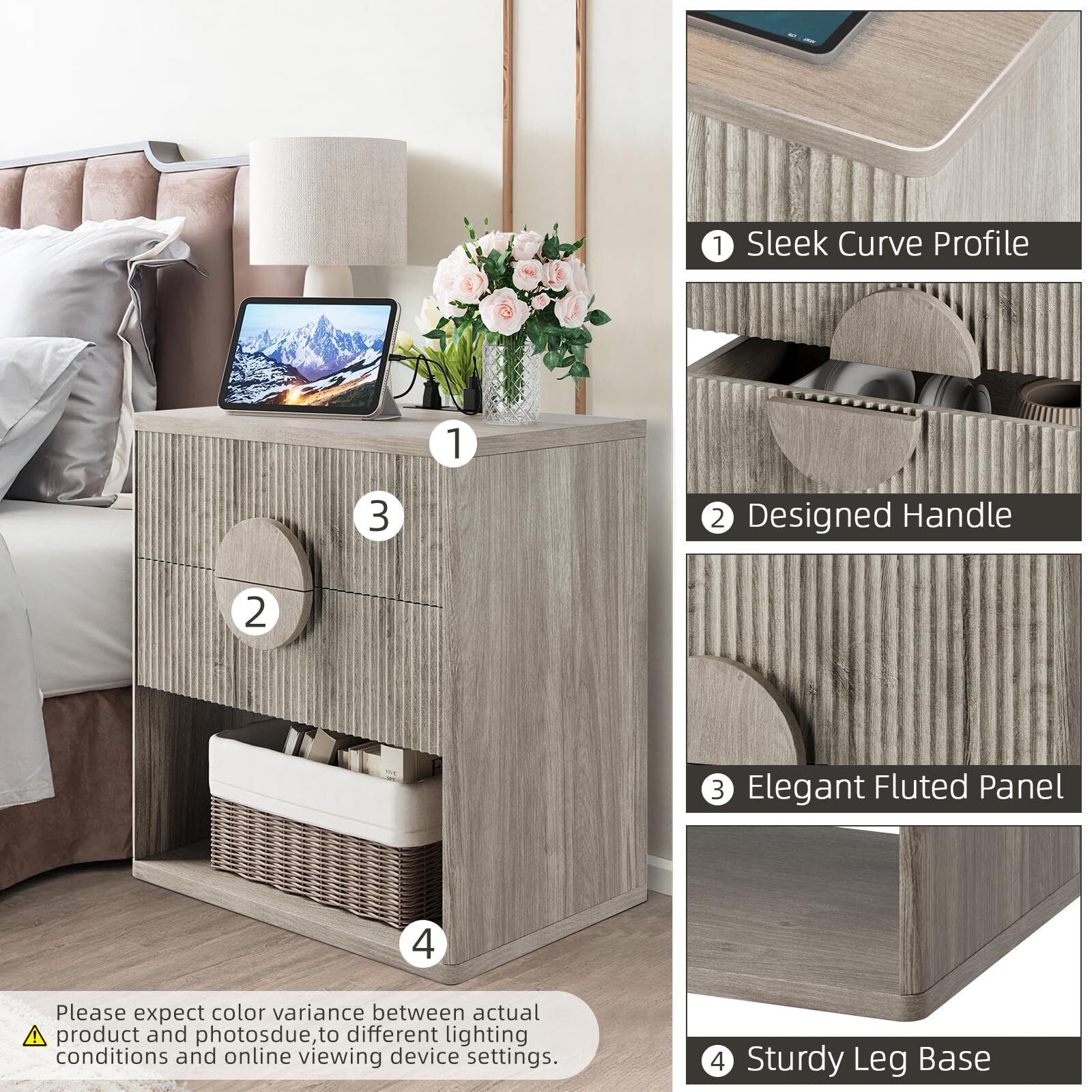 Garvee JM-0W111119 nightstands - View #4