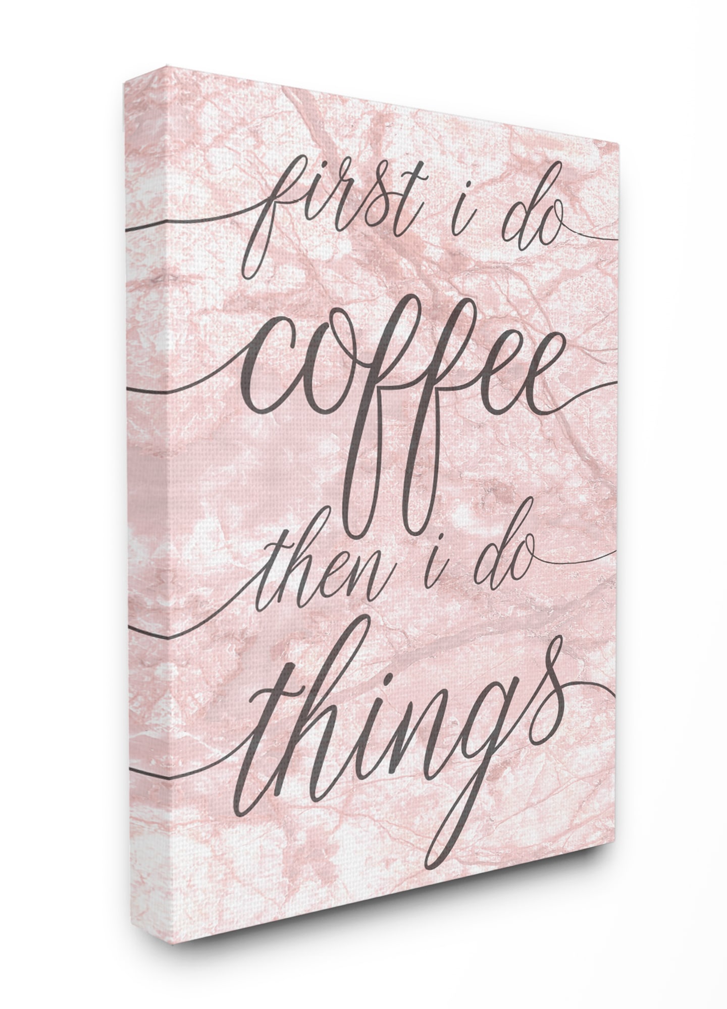 Stupell Industries KWP-2008-CN-16X20 Coffee Things Daphne Polselli 20-in H x 16-in W Kitchen Print on Canvas