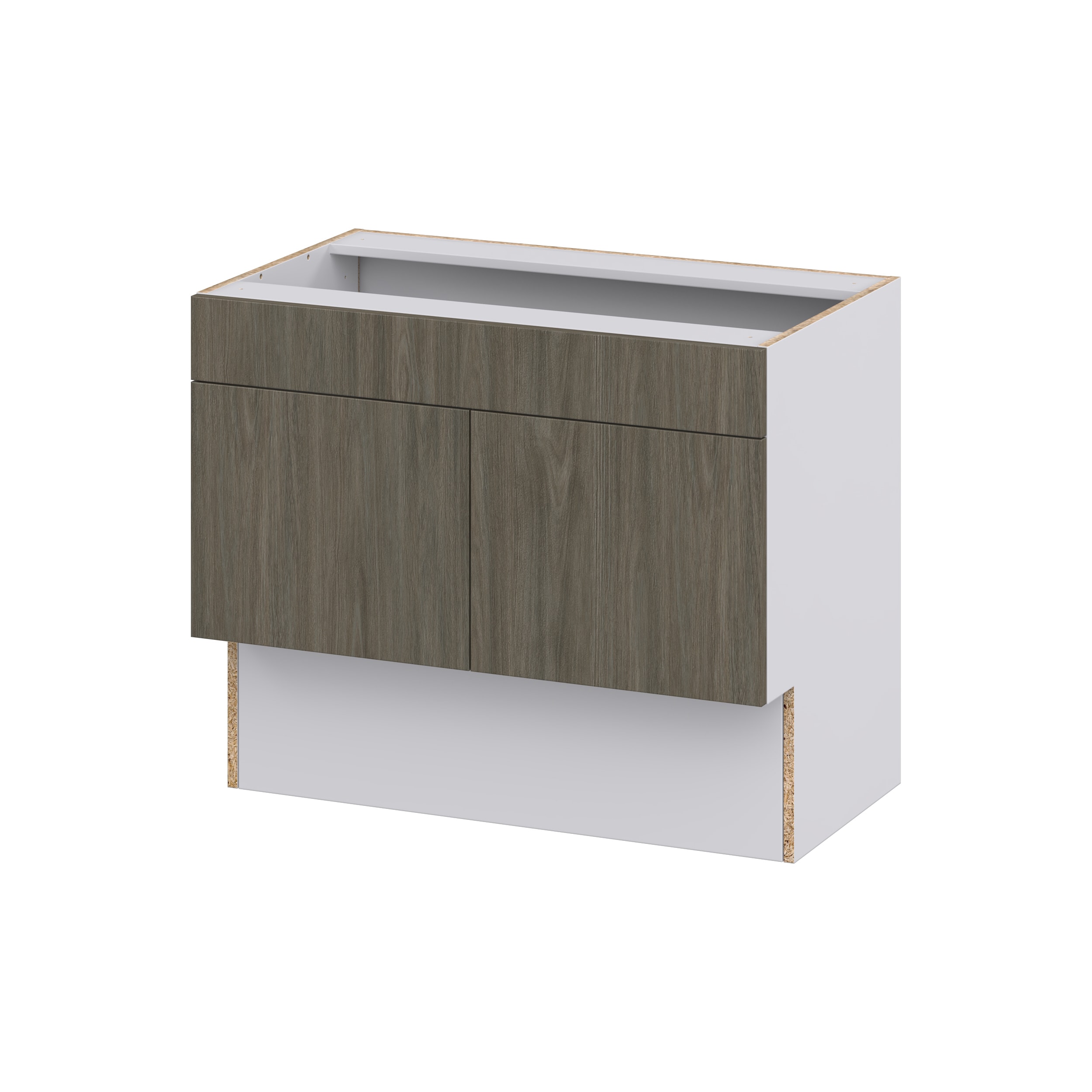 Hugo&Borg Savane 30-in W x 30-in H x 21-in D Textmel Base Fully Assembled Cabinet (Flat Panel Slab Door Style)