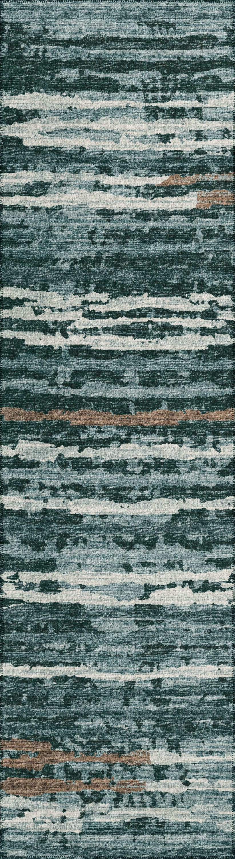 Addison Rugs ABV34SH2X8 Bravado 2 x 8 (ft) Chenille Shadow Rectangular Indoor/Outdoor Stripe Southwestern Machine washable Runner rug