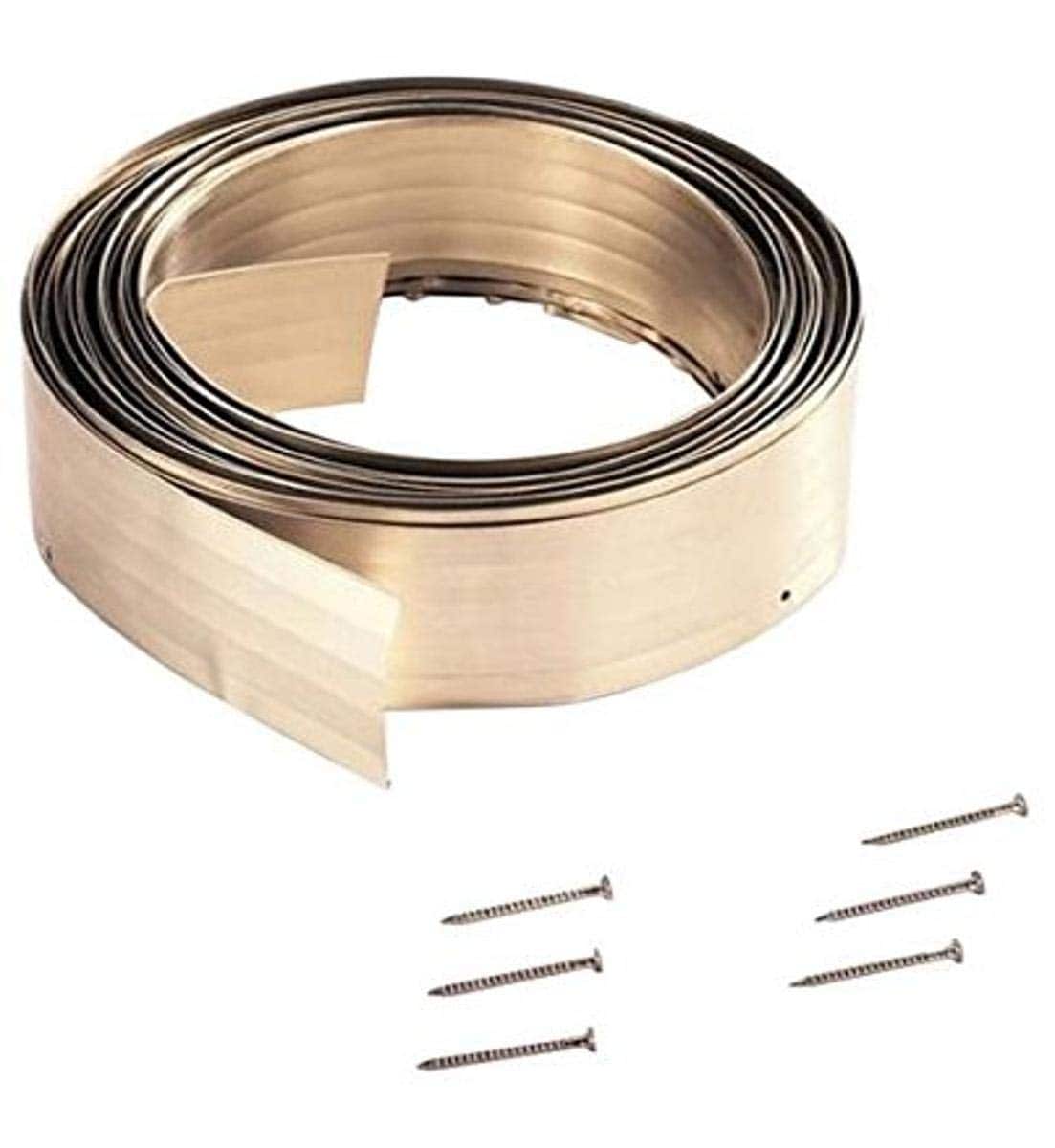 MFM Building Products DIB-AL-271160QTY-1 M-D Building Products 52000 Bronze Aluminum Nail-on Weatherseal for Doors and Windows - 1-1/8 in. x 17 ft.