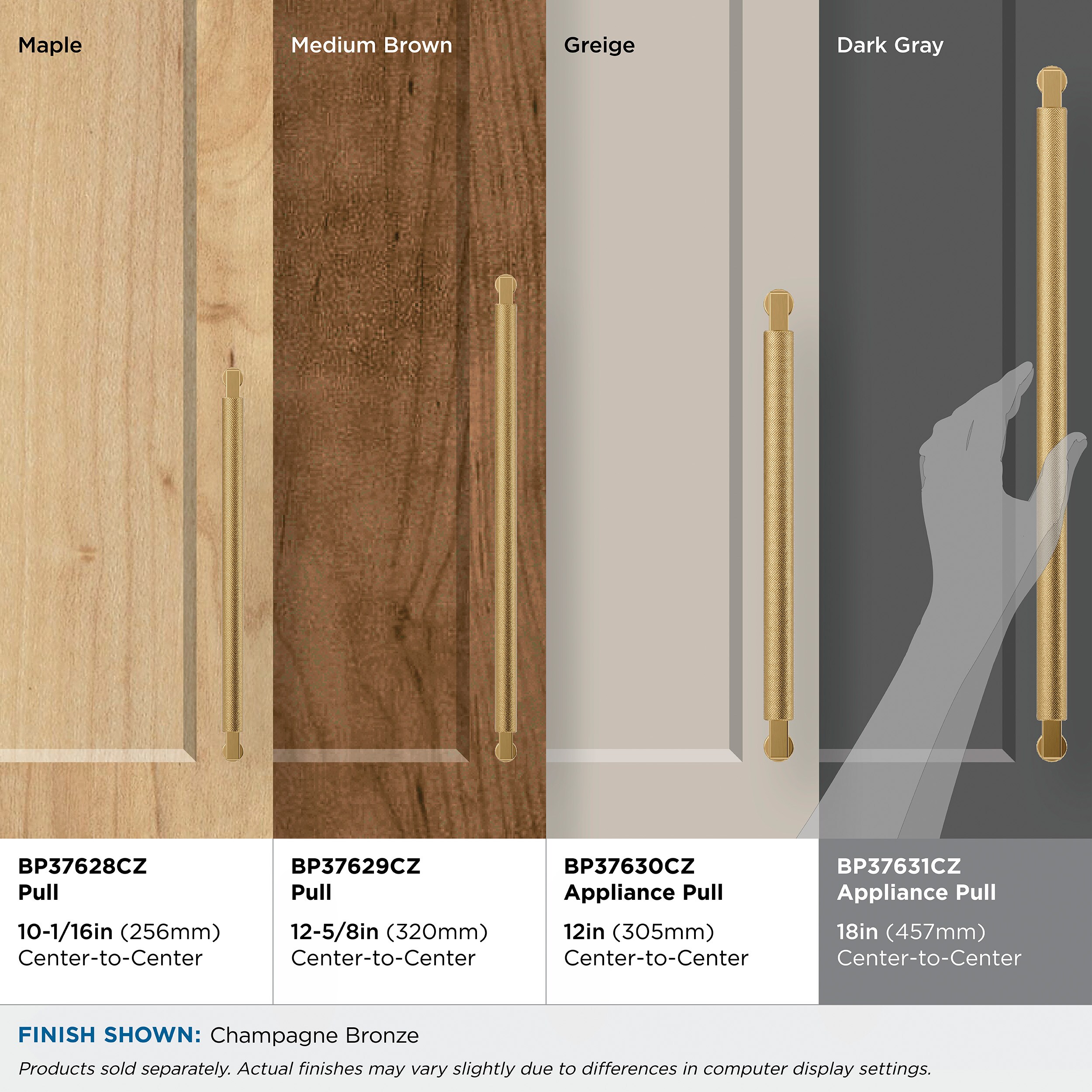 Amerock BP37631CZ Cabinet-Pulls - View #7