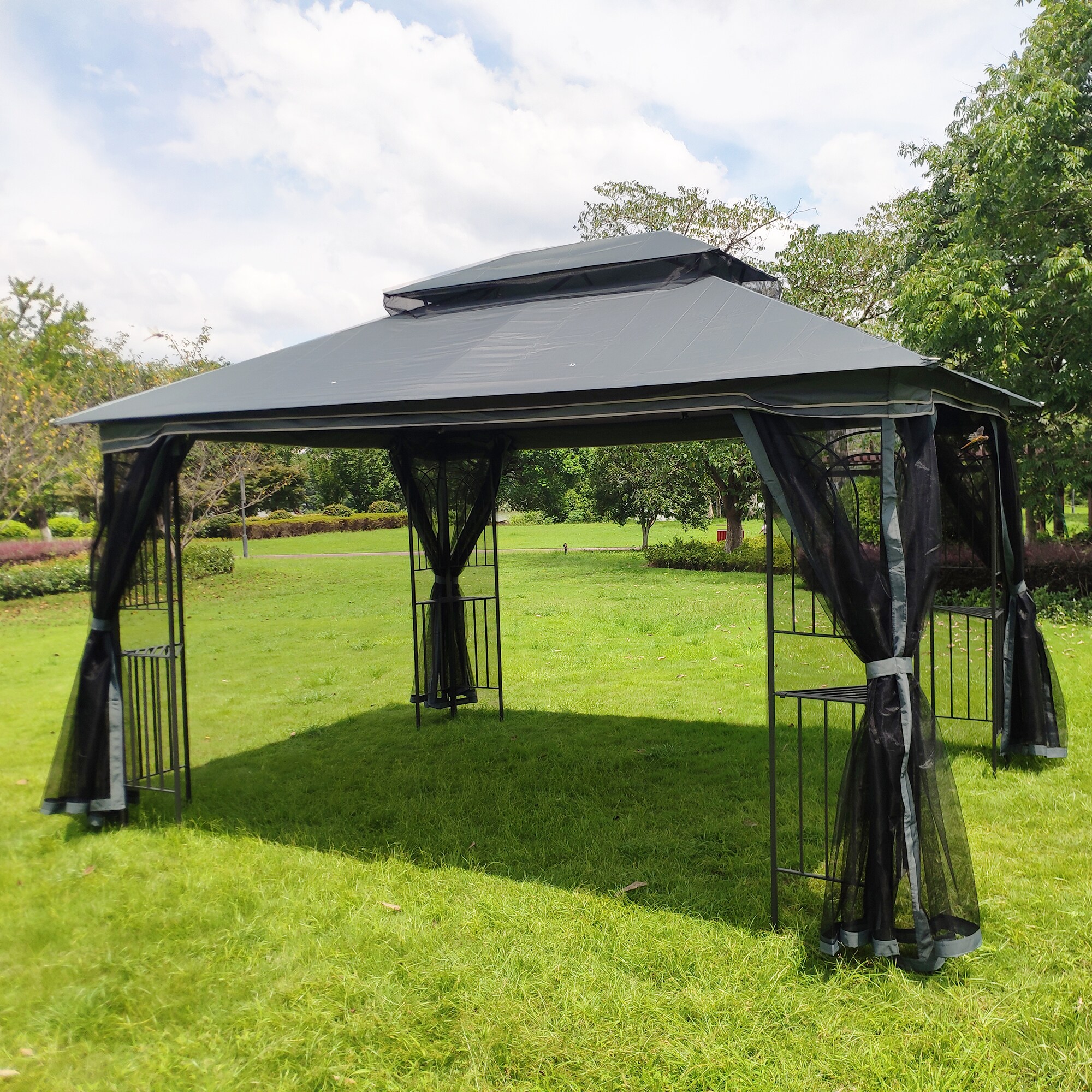CASAINC CA014G-A Wood-Resin-Gazebos - View #4