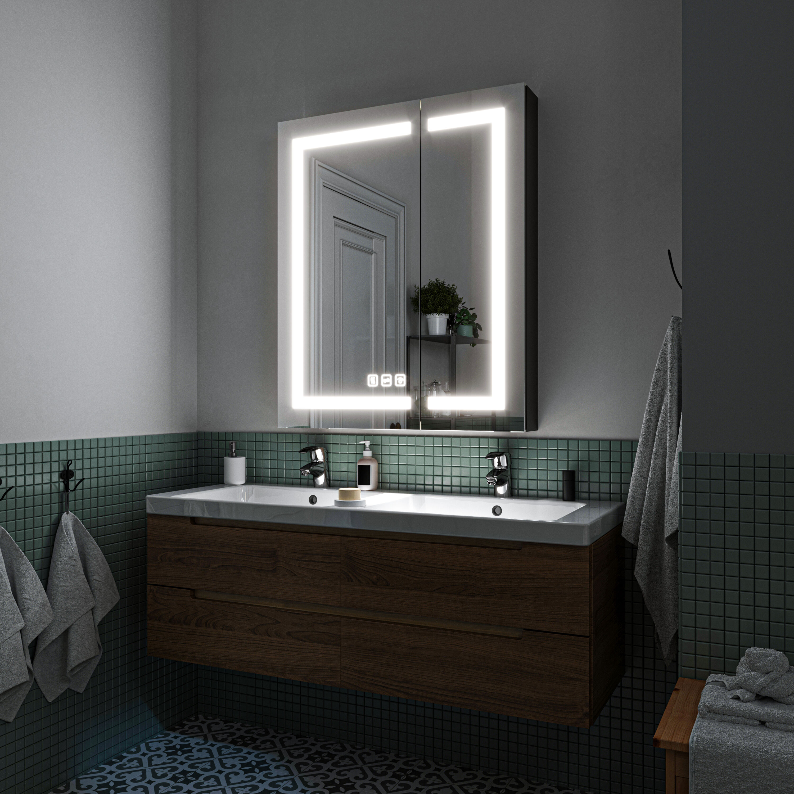 waterpar WPLO-2373 Bathroom-Medicine-Cabinets - View #3