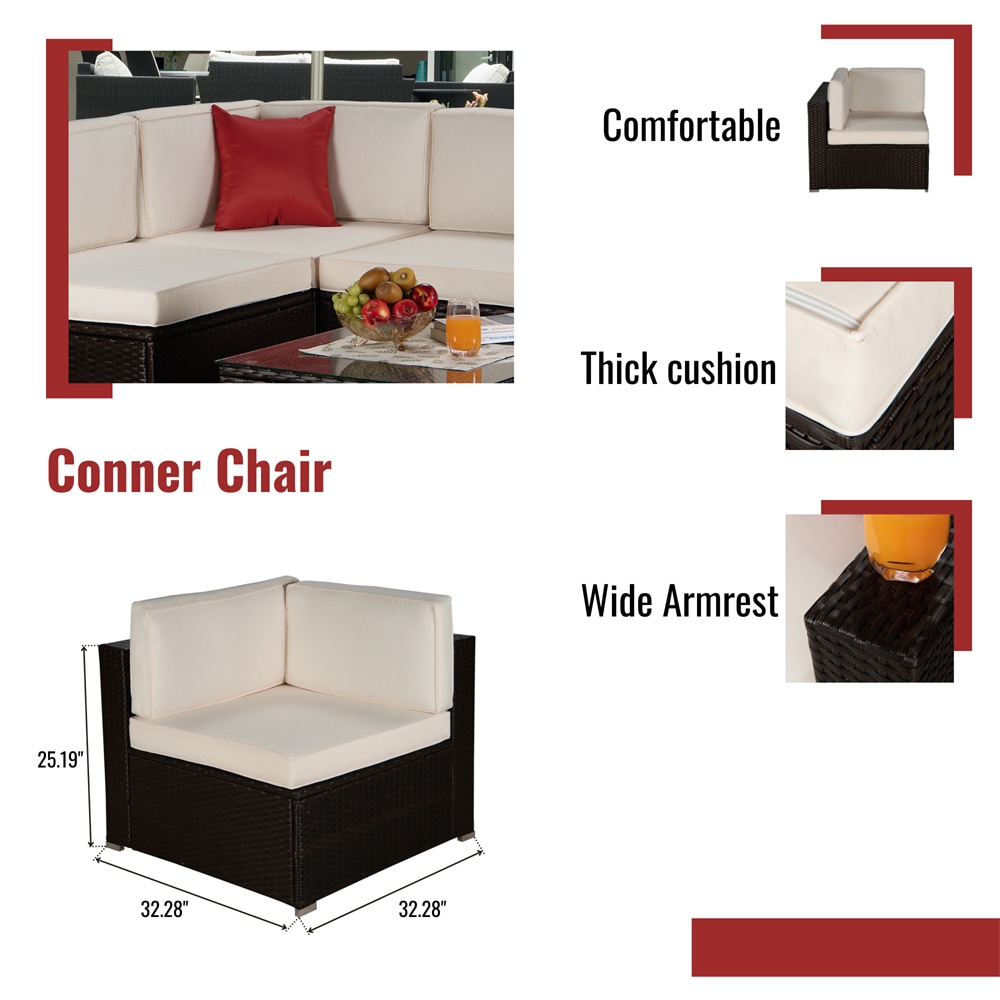Afoxsos LWMX170 Patio-Conversation-Sets - View #8