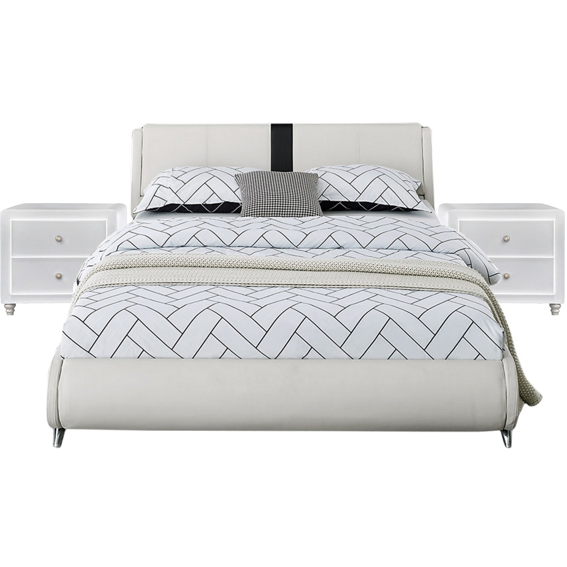 Camden Isle 212234 Carlton White Queen Bedroom Set