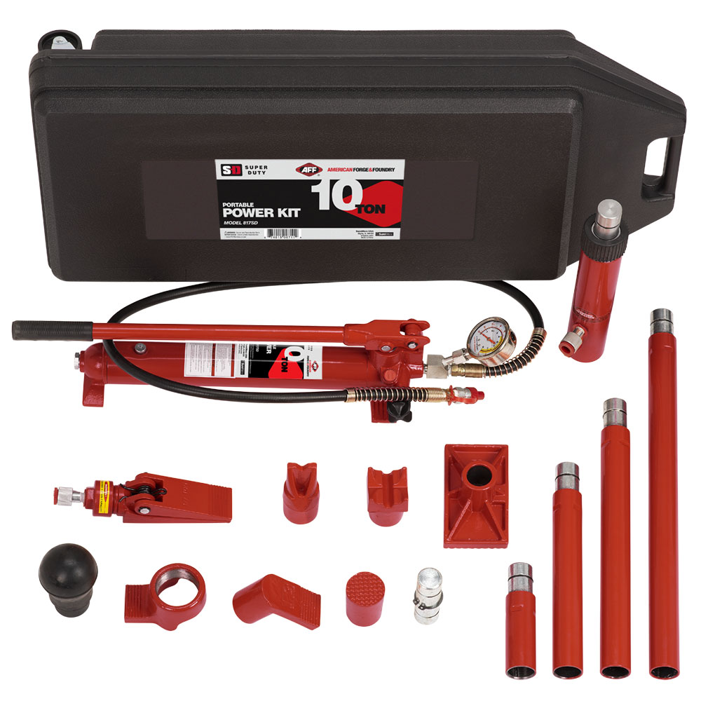 American Forge & Foundry 817SD Universal Red Diagnostic Equipment for Automotive and Heavy Duty Applications, Includes Blow Mold Case