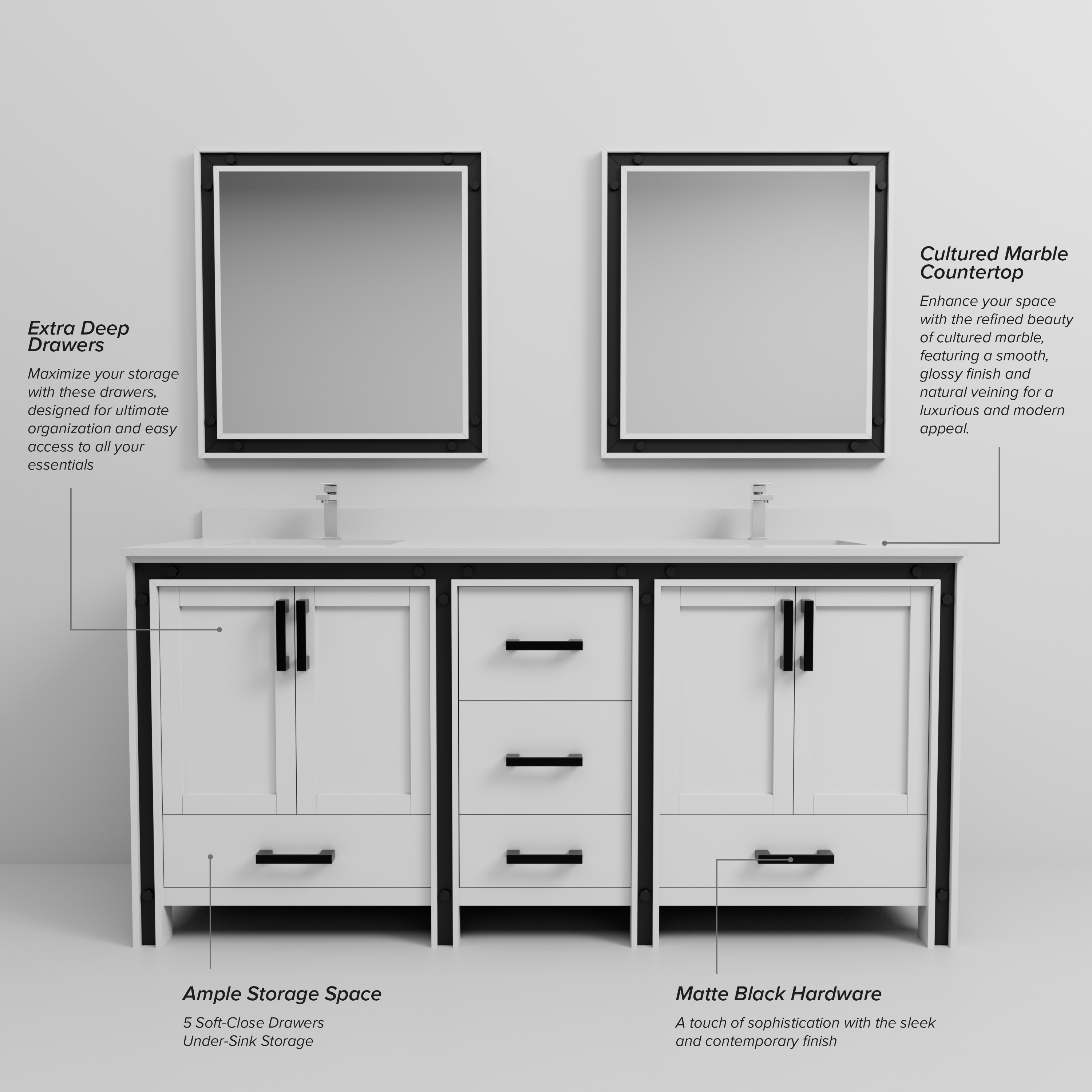 Lexora LZV352272SAJS000 Bath-Vanity-Combo - View #7