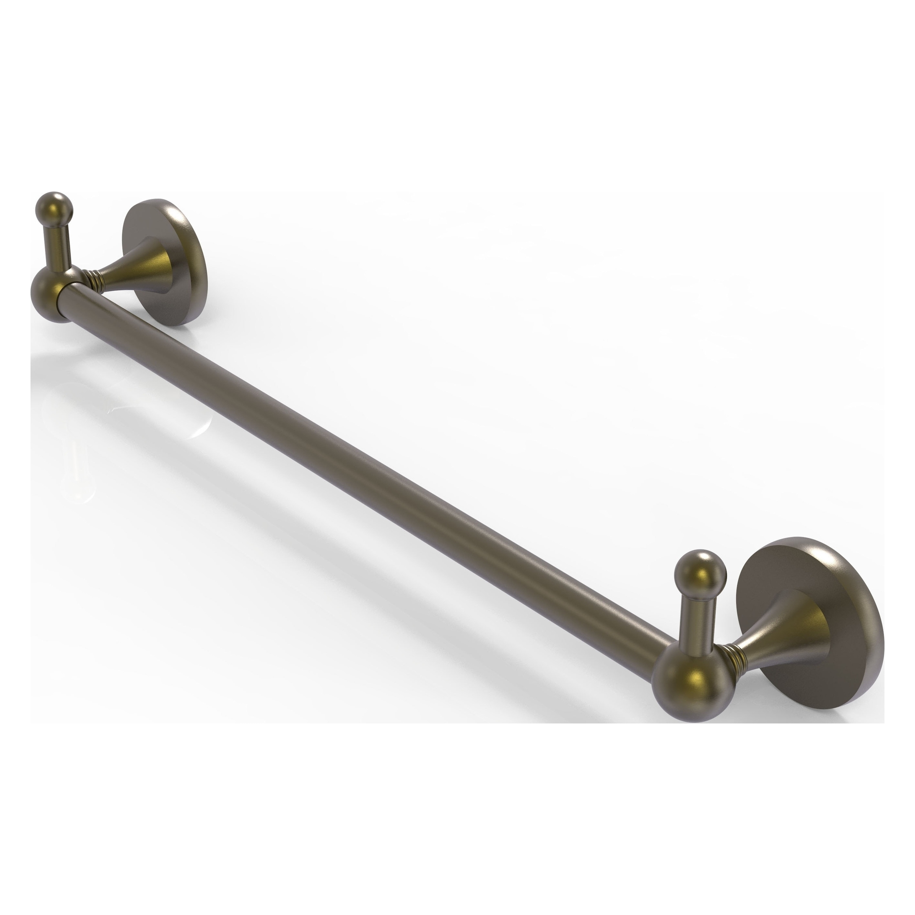 Allied Brass SL-41-18-PEG-ABR Shadwell 18-in Antique Brass Wall mount Single Towel Bar