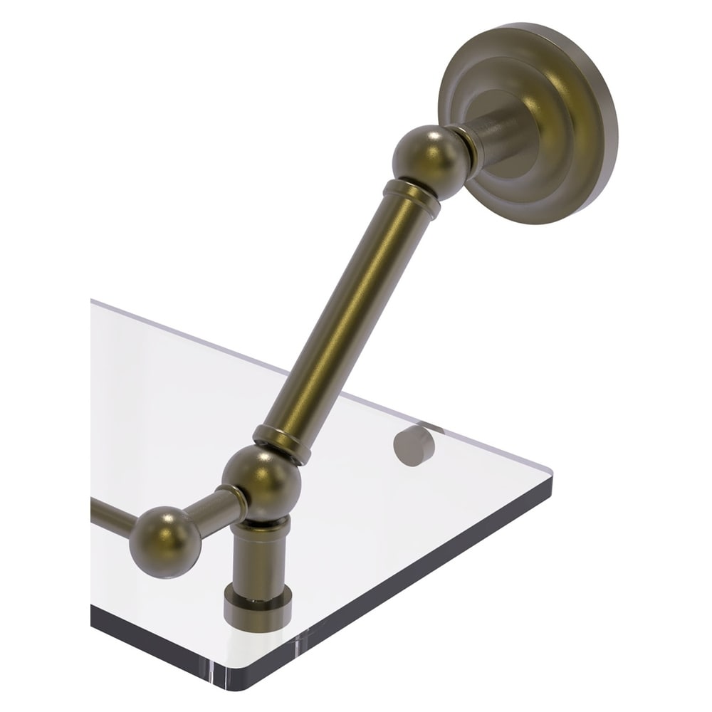 Allied Brass PQN-1-18-GAL-ABR Bathroom-Shelves - View #2