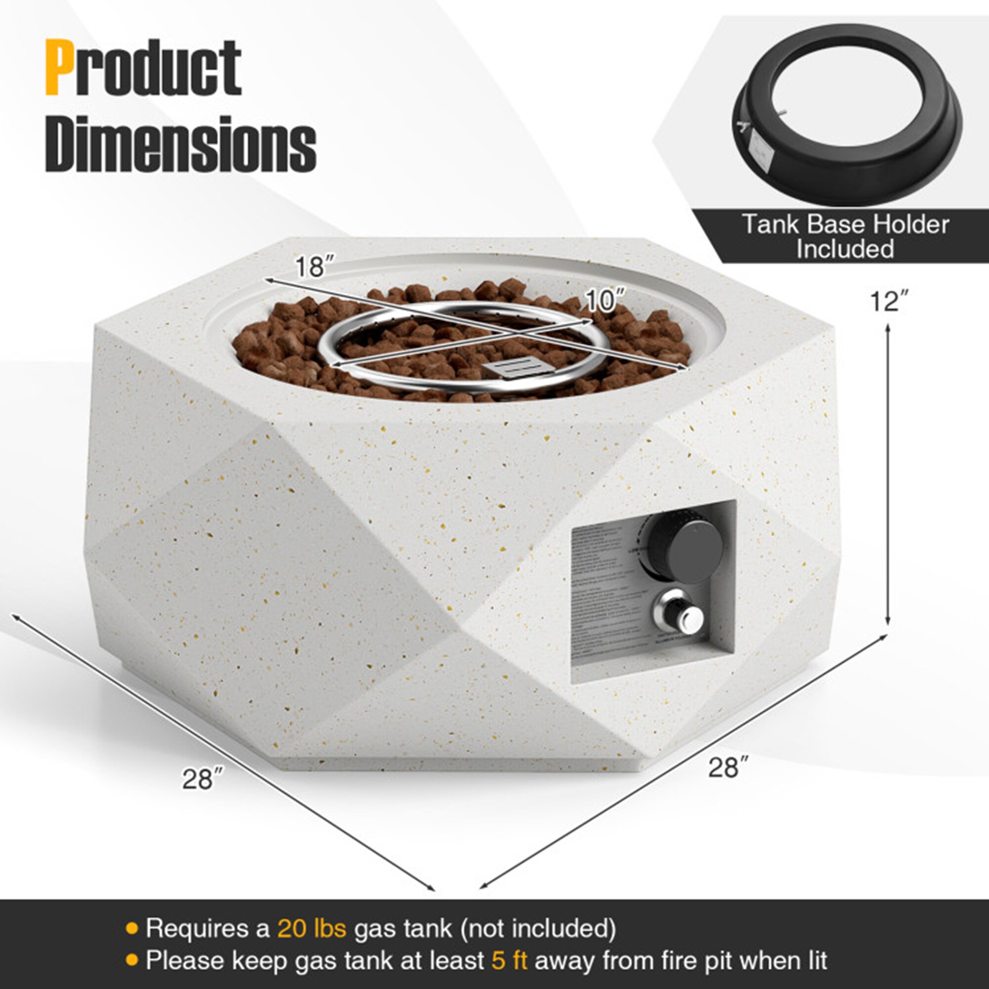 Clihome CL-CO33625 Outdoor-Gas-Firepits - View #10