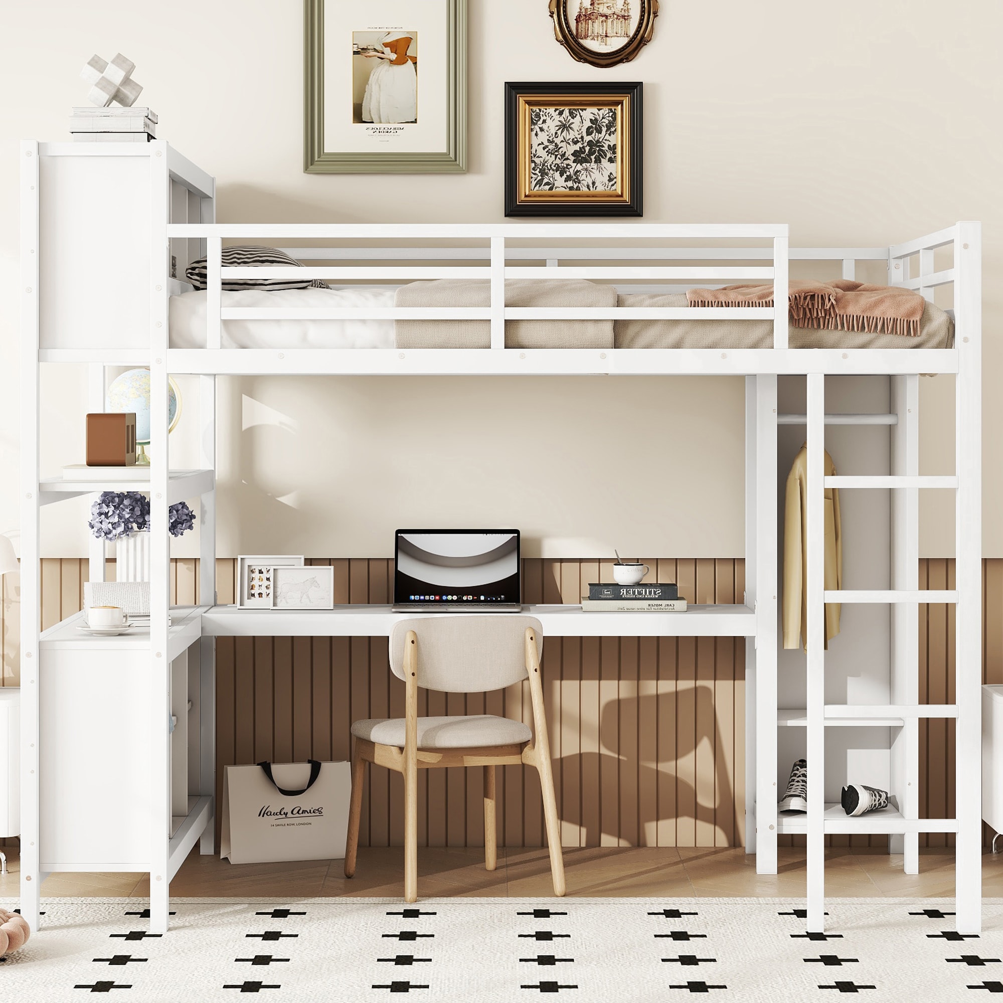 SINOFURN SYE140045WT Bunk-Beds - View #3