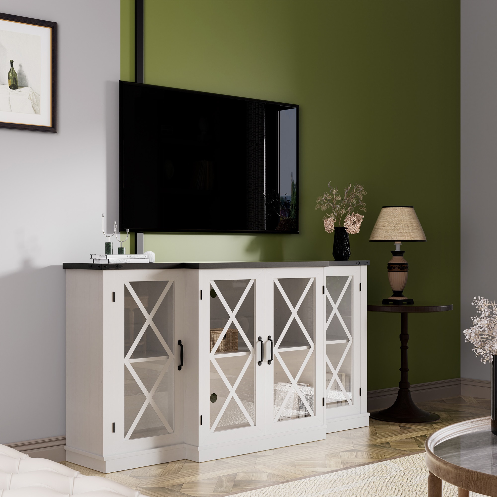 Clihome CL0140363WH Tv-Stands - View #7