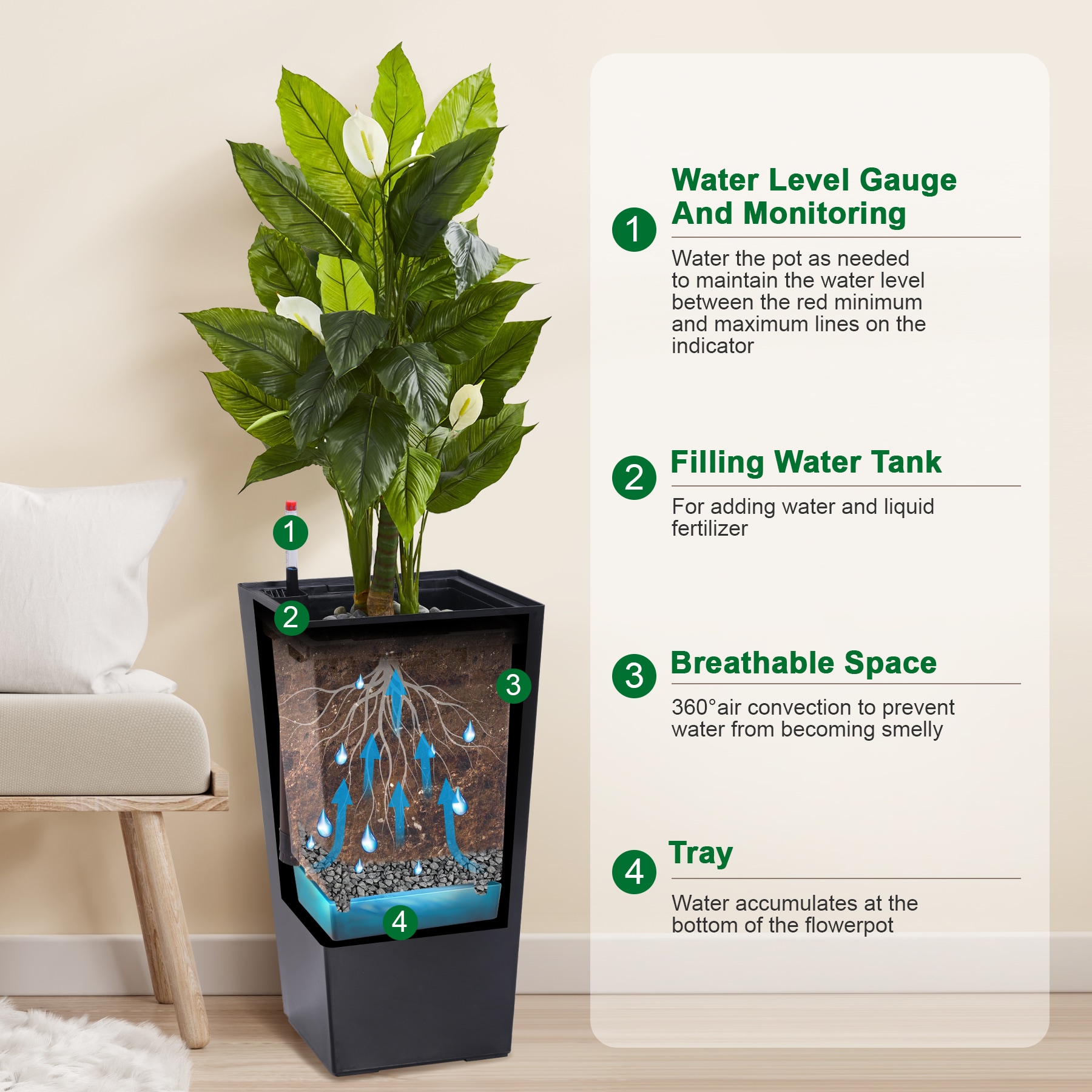 IdealHouse CO-ZKTHA3V2IOPY Planter-Window-Box - View #5